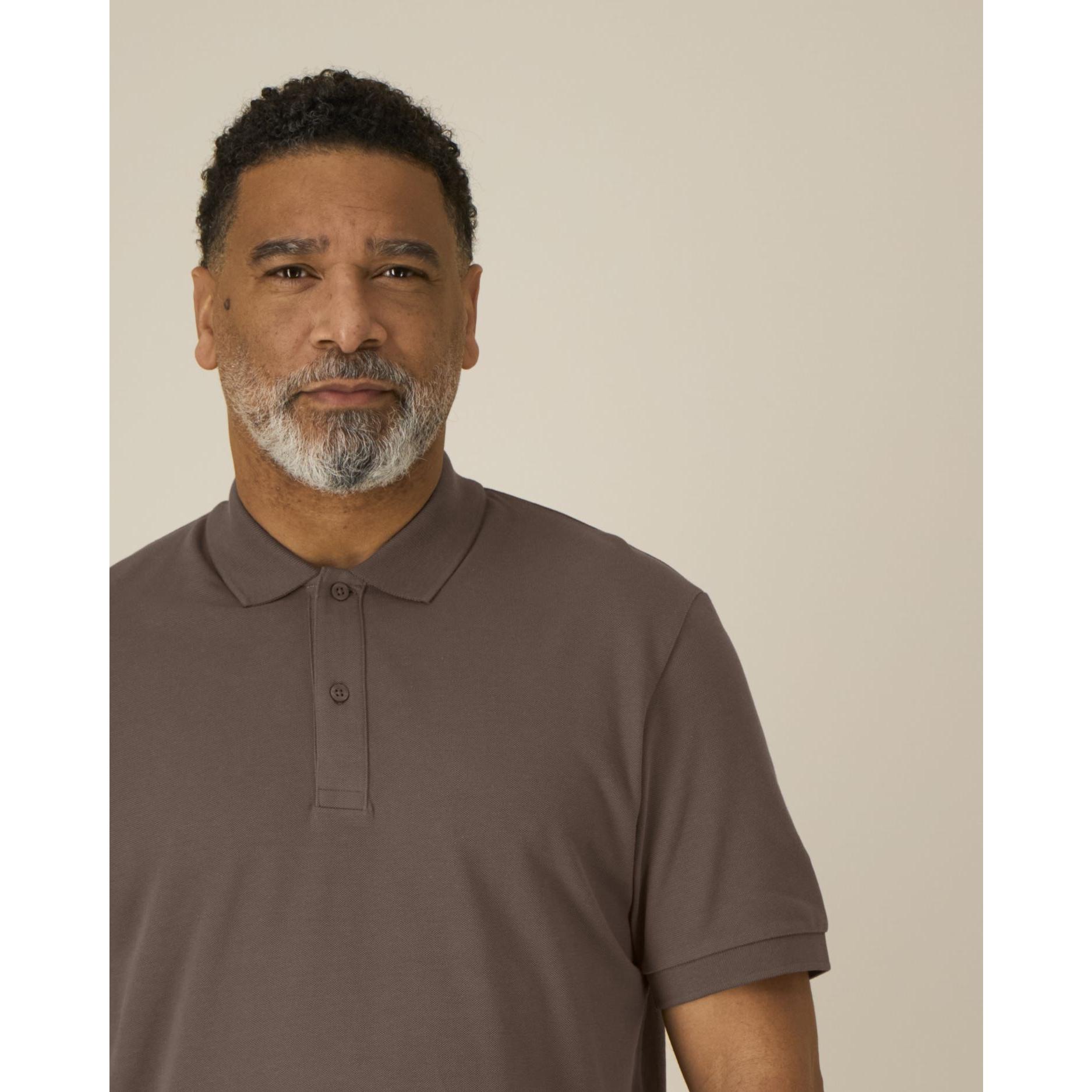 Tricou polo unisex Prepster 2.0 Mocha 2XS