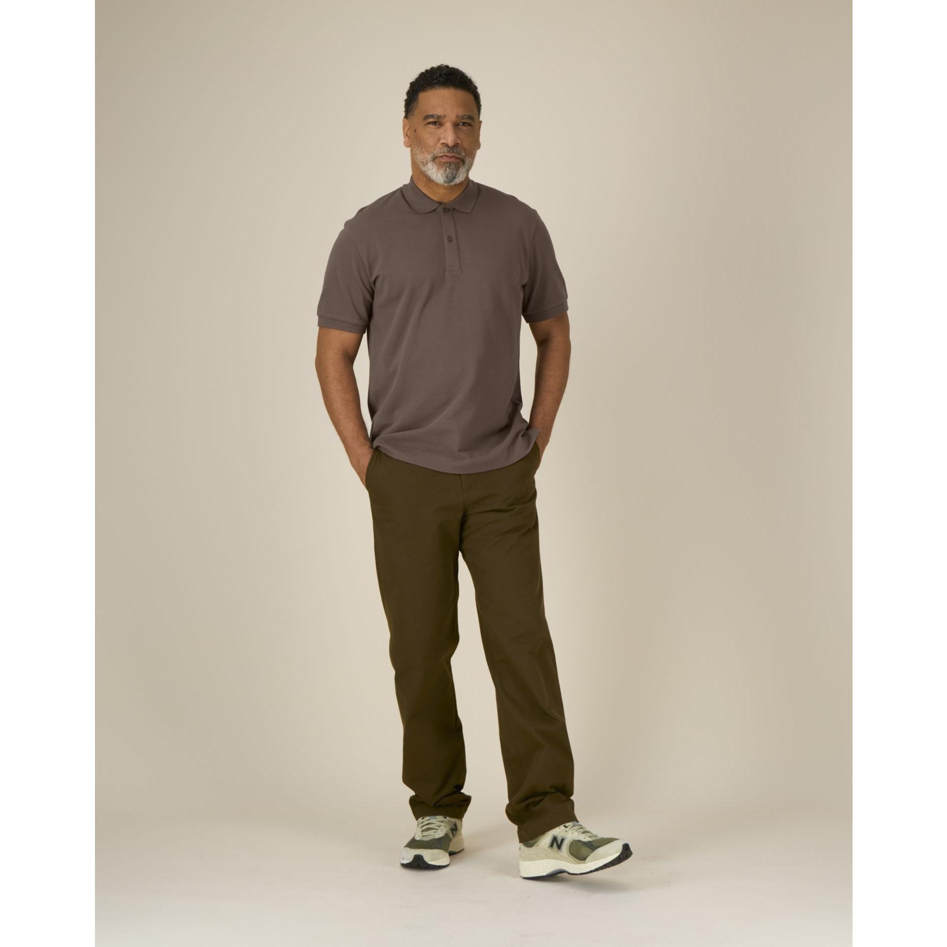 Tricou polo unisex Prepster 2.0 Mocha 2XS
