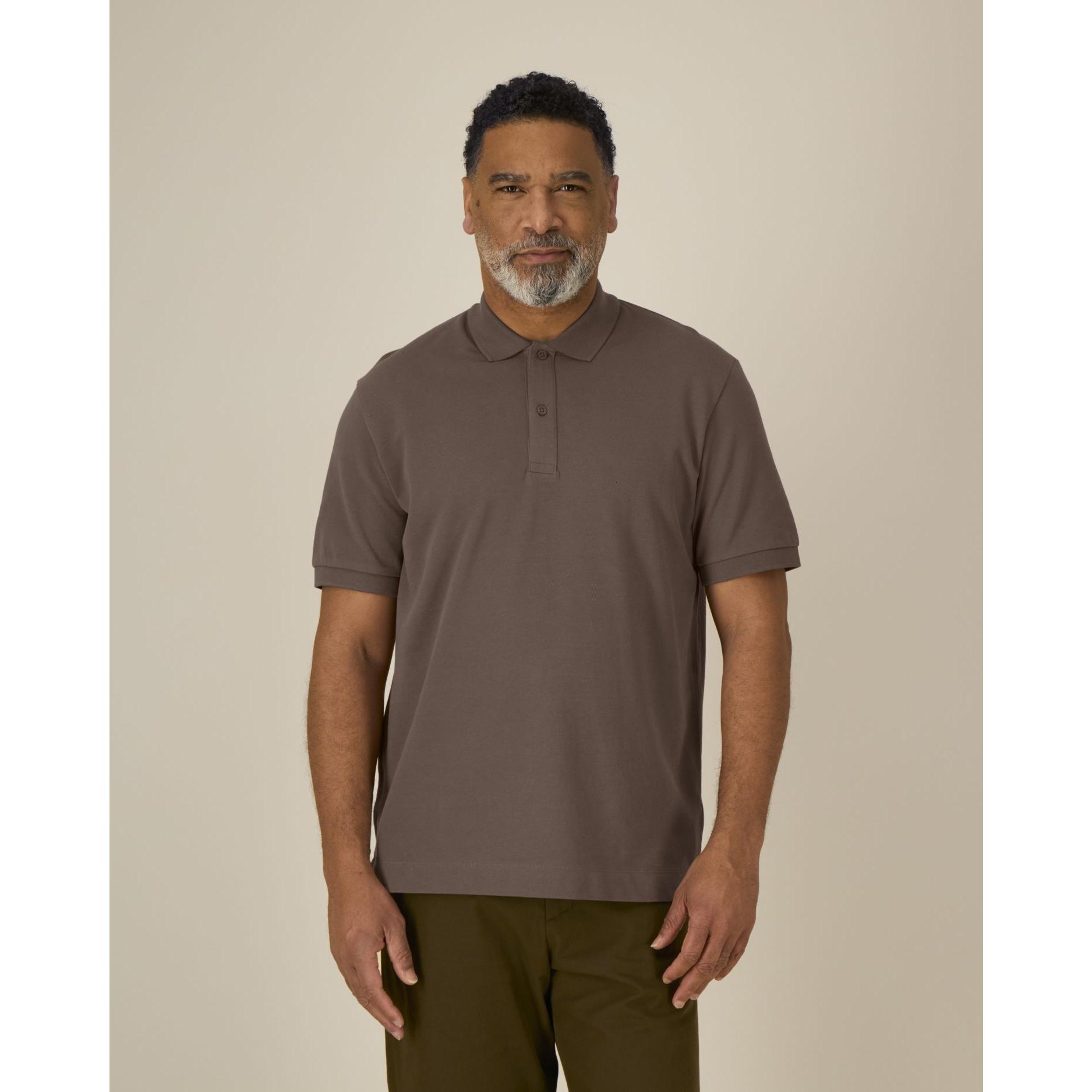 Tricou polo unisex Prepster 2.0 Mocha 2XS