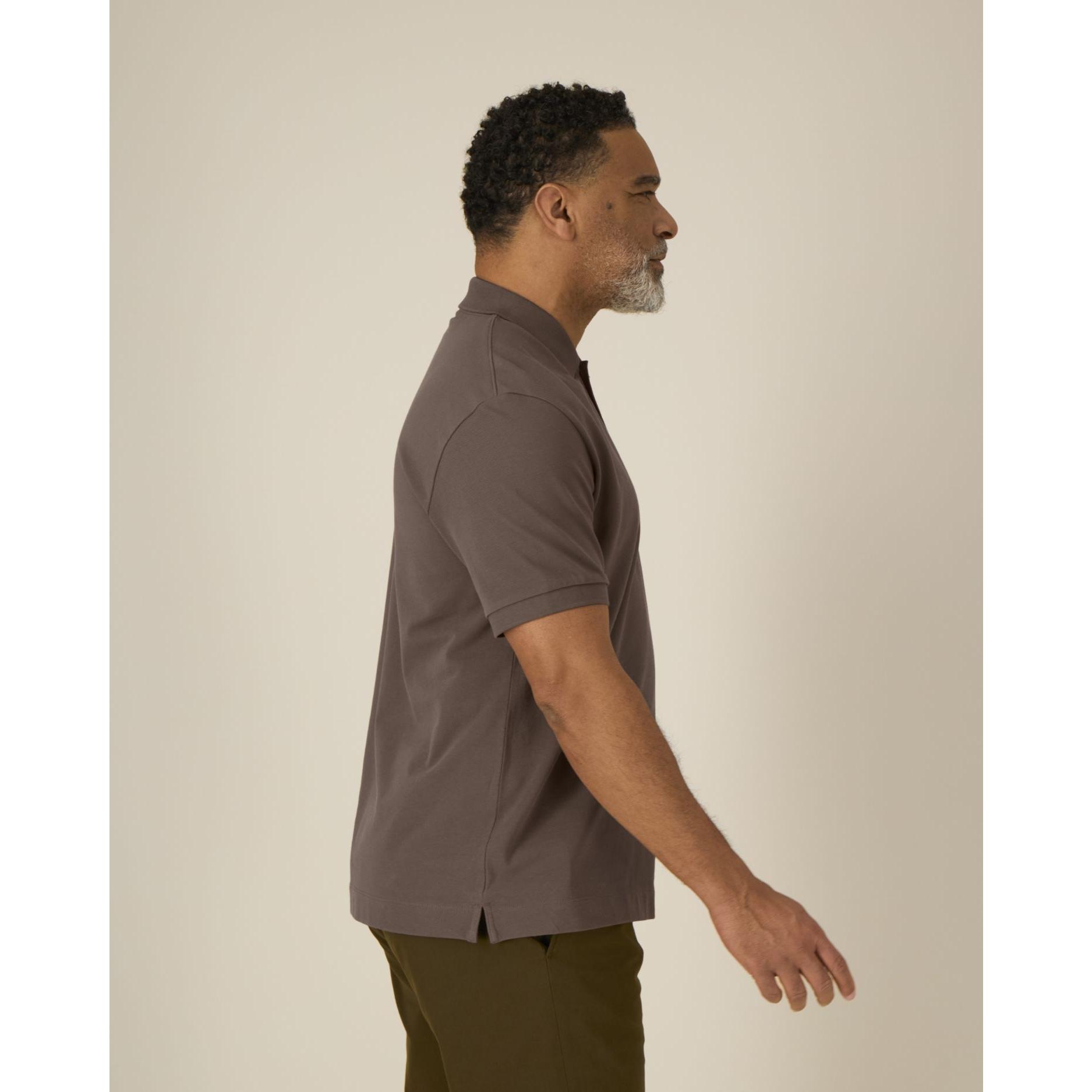 Tricou polo unisex Prepster 2.0 Mocha 2XS