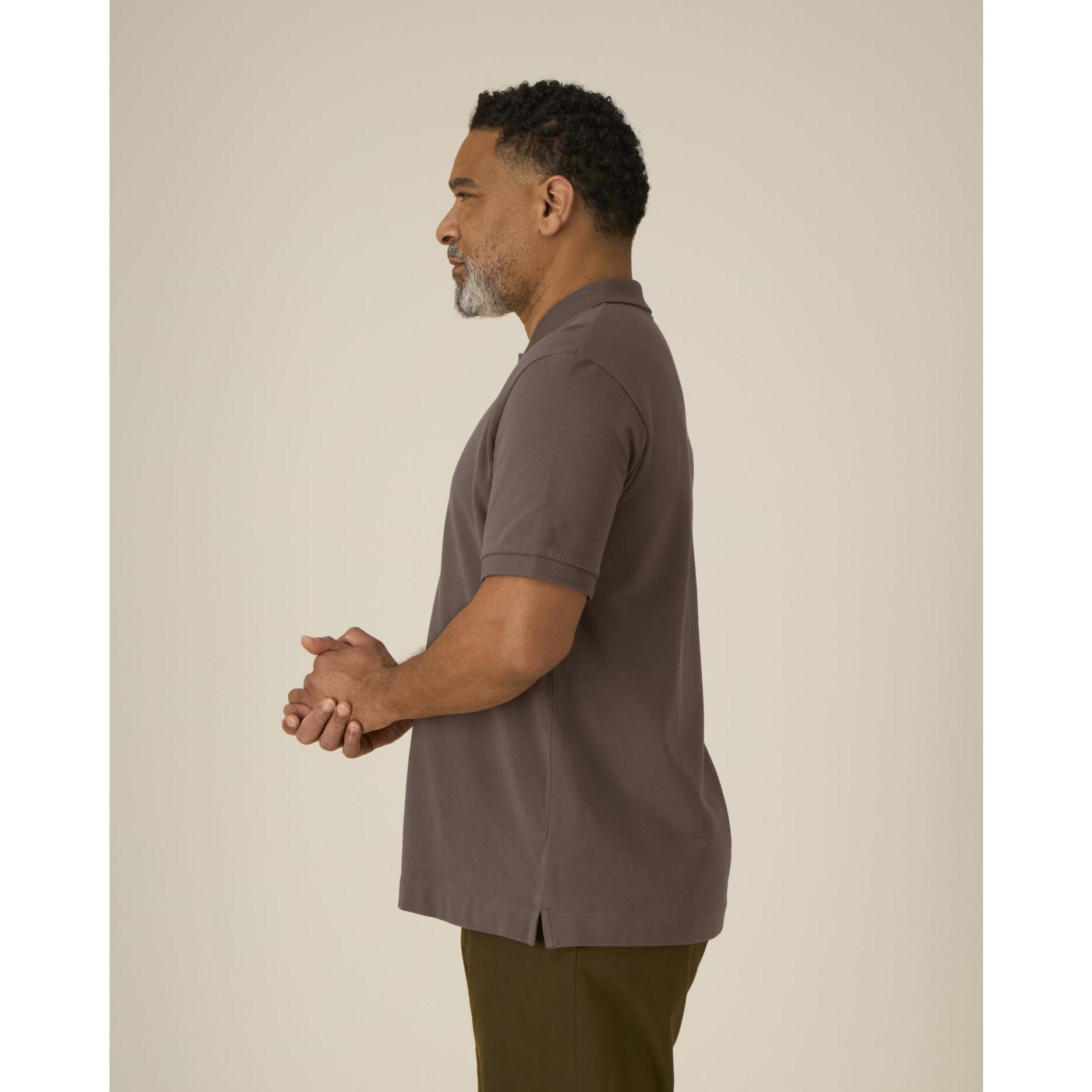 Tricou polo unisex Prepster 2.0 Mocha 2XS