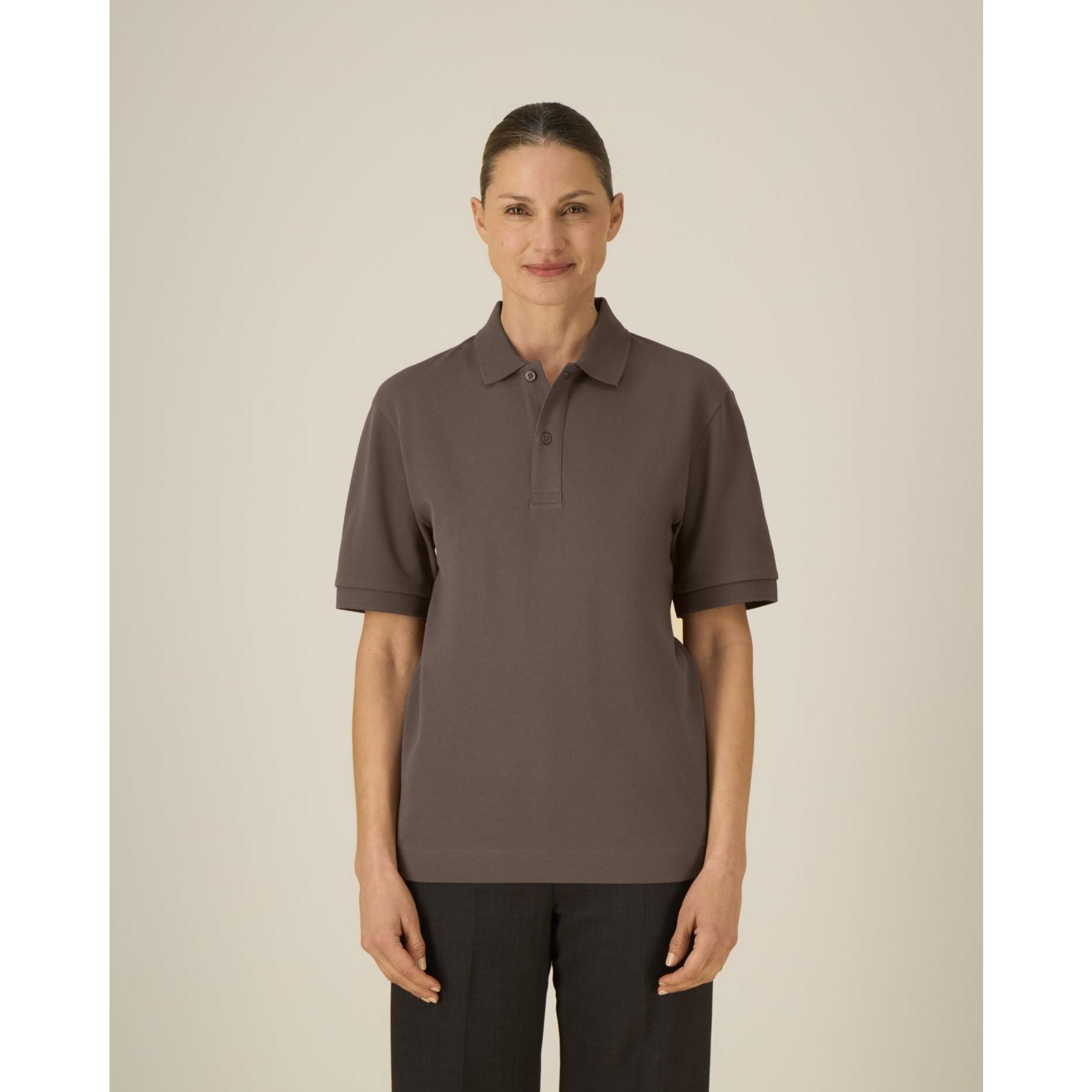 Tricou polo unisex Prepster 2.0 Mocha 2XS