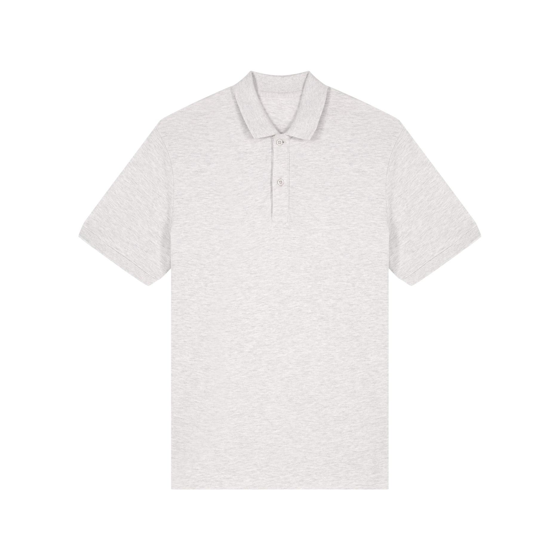 Tricou polo unisex Prepster 2.0 Cool Heather Grey