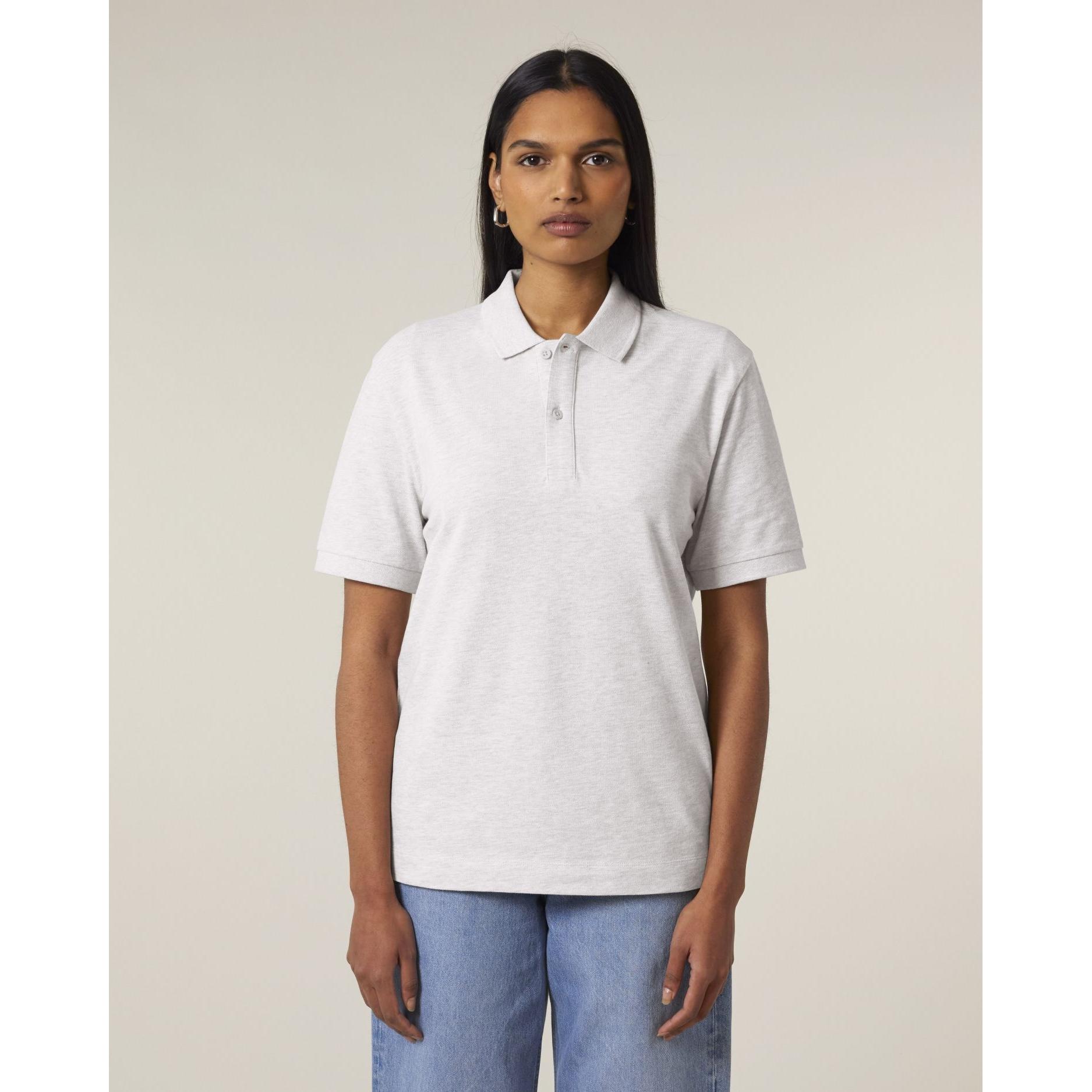 Tricou polo unisex Prepster 2.0 Cool Heather Grey XXL