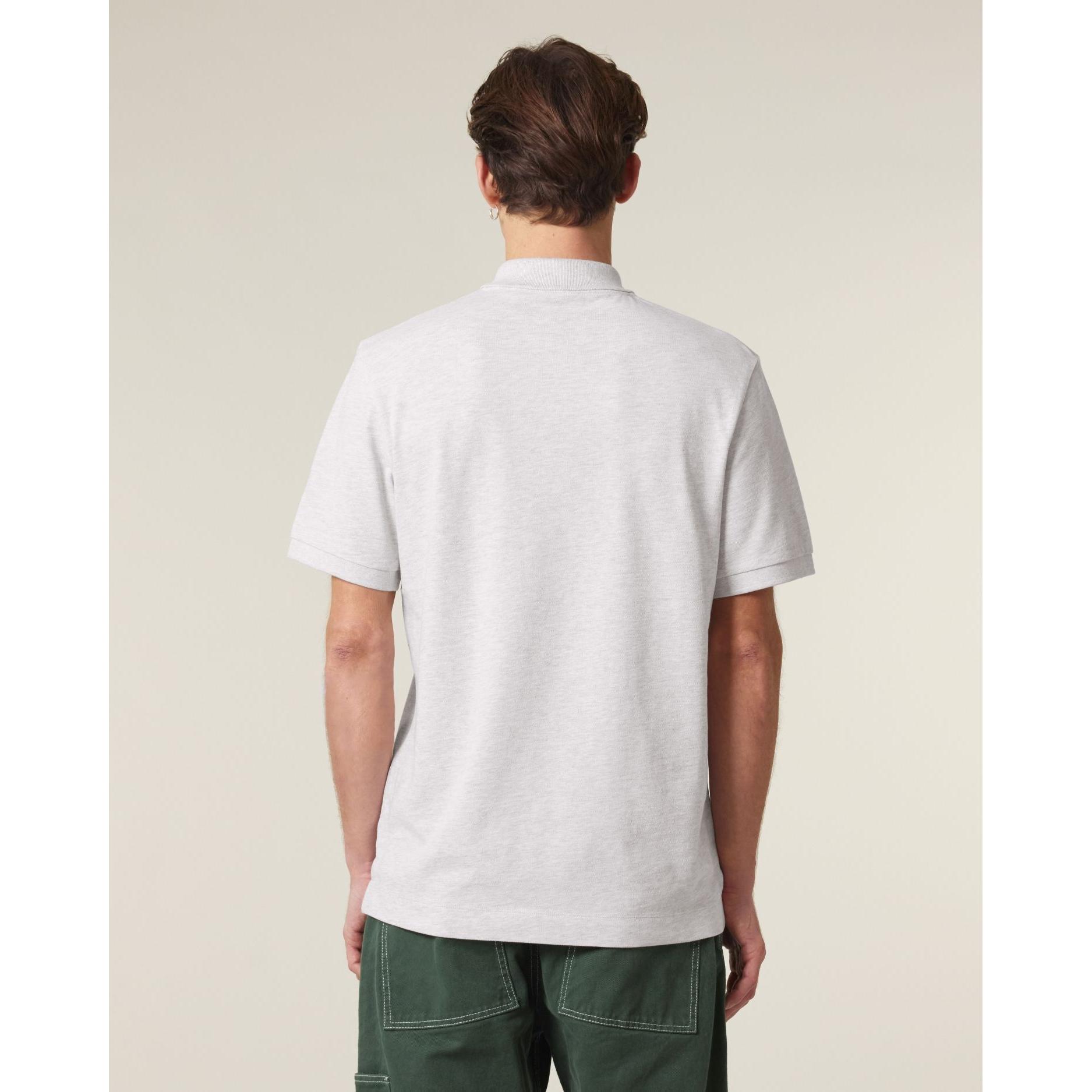 Tricou polo unisex Prepster 2.0 Cool Heather Grey XXL