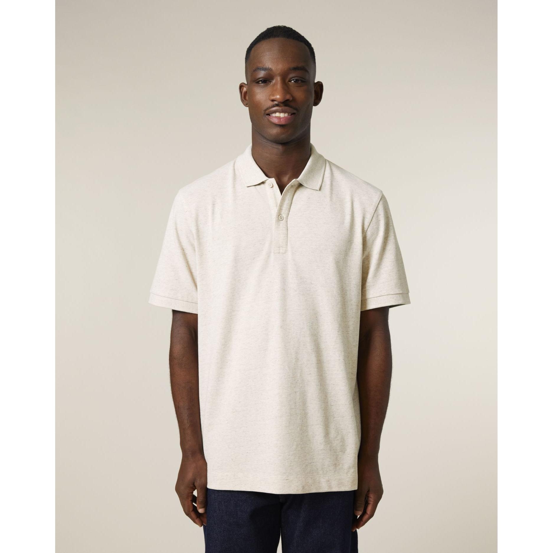 Tricou polo unisex Prepster 2.0 Eco-Heather S