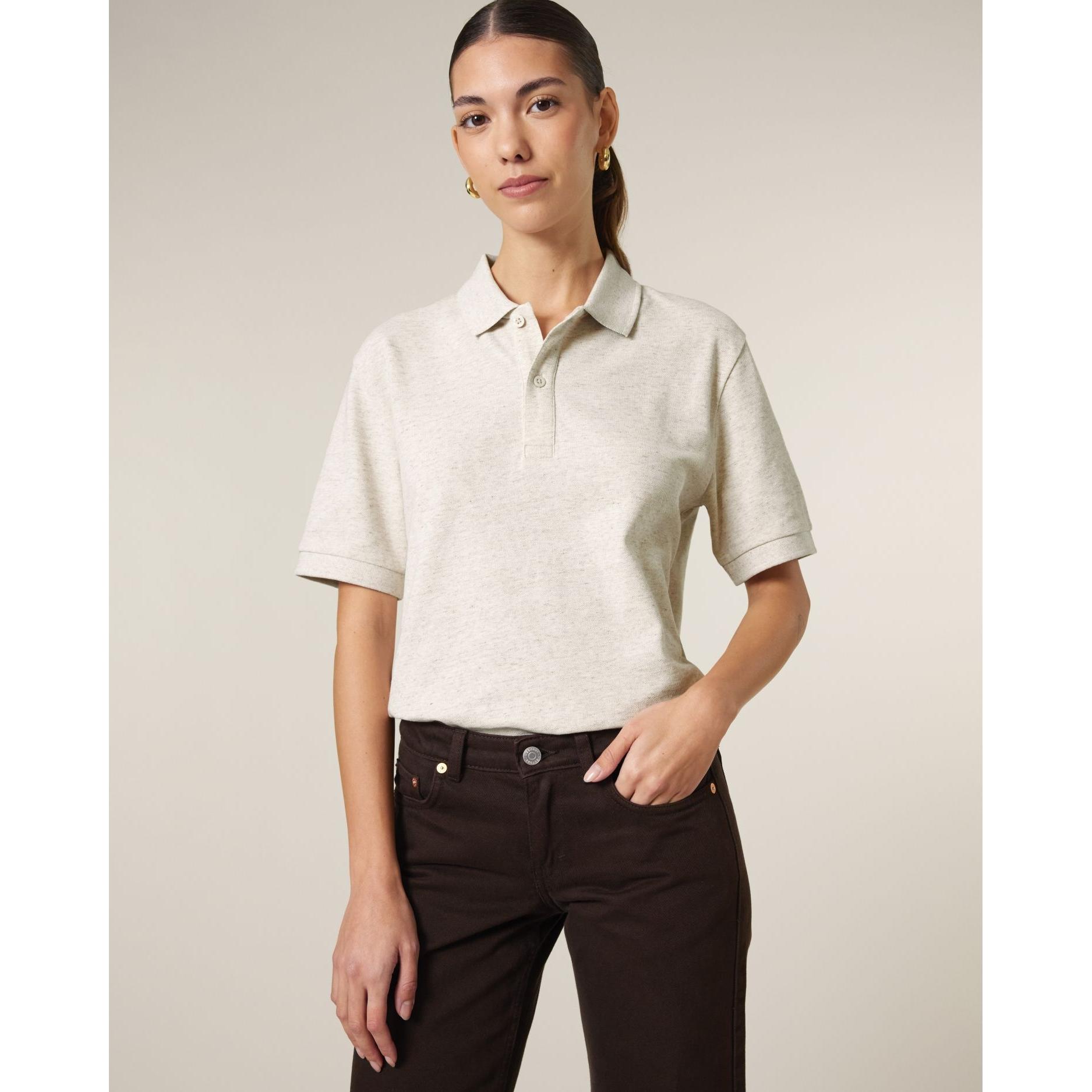 Tricou polo unisex Prepster 2.0 Eco-Heather S