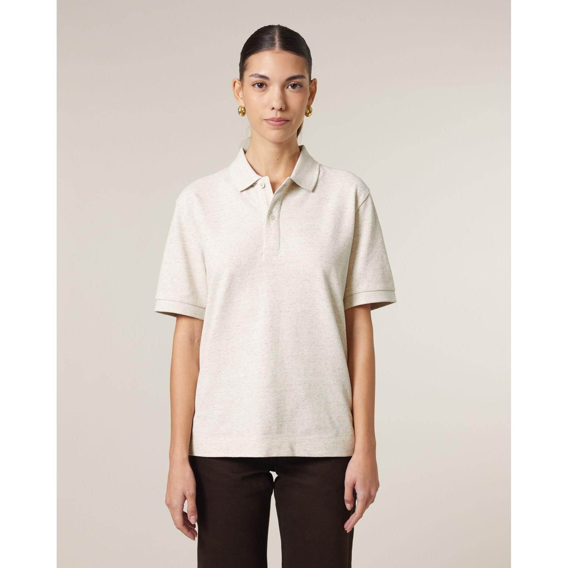 Tricou polo unisex Prepster 2.0 Eco-Heather S