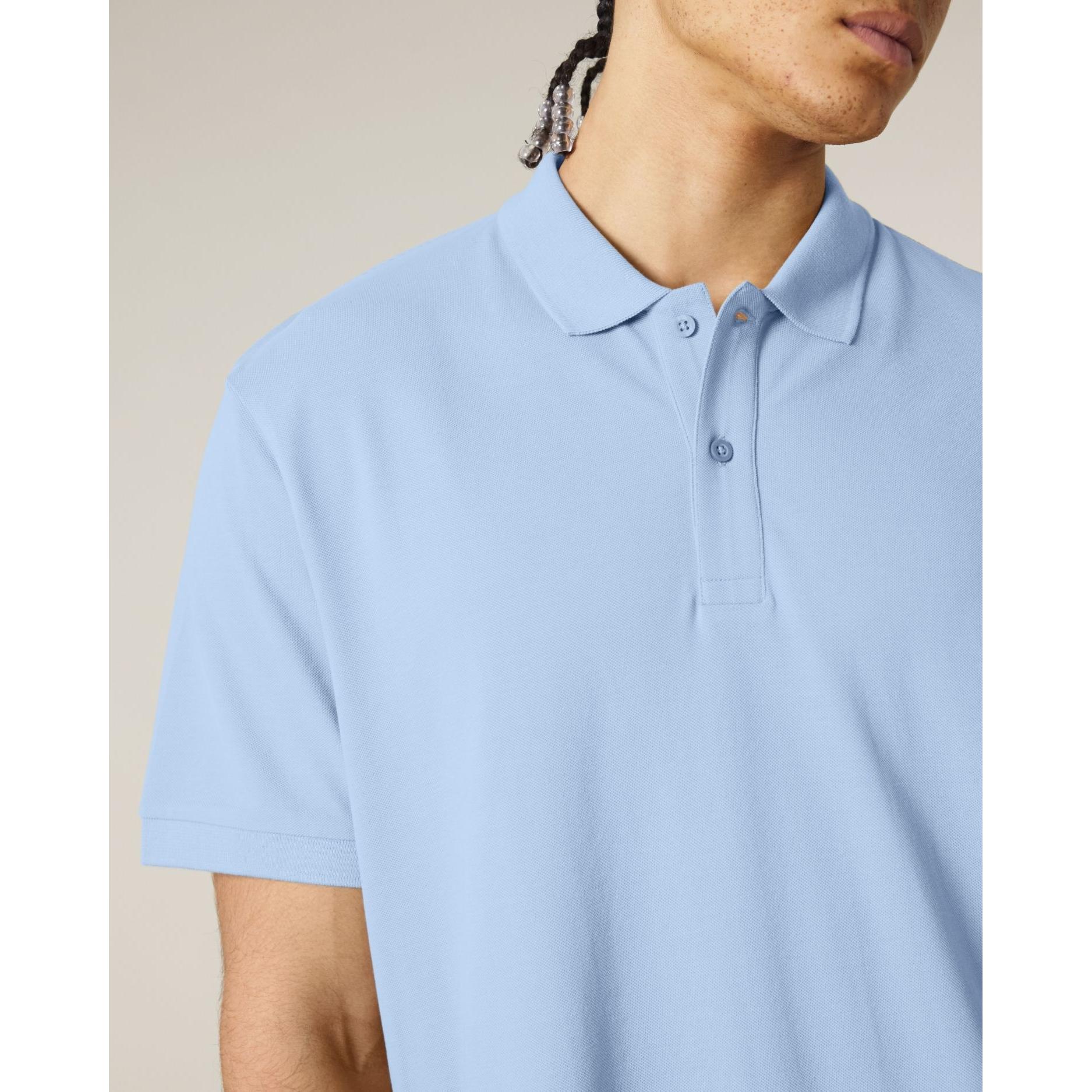 Tricou polo unisex Prepster 2.0 Blue Soul L