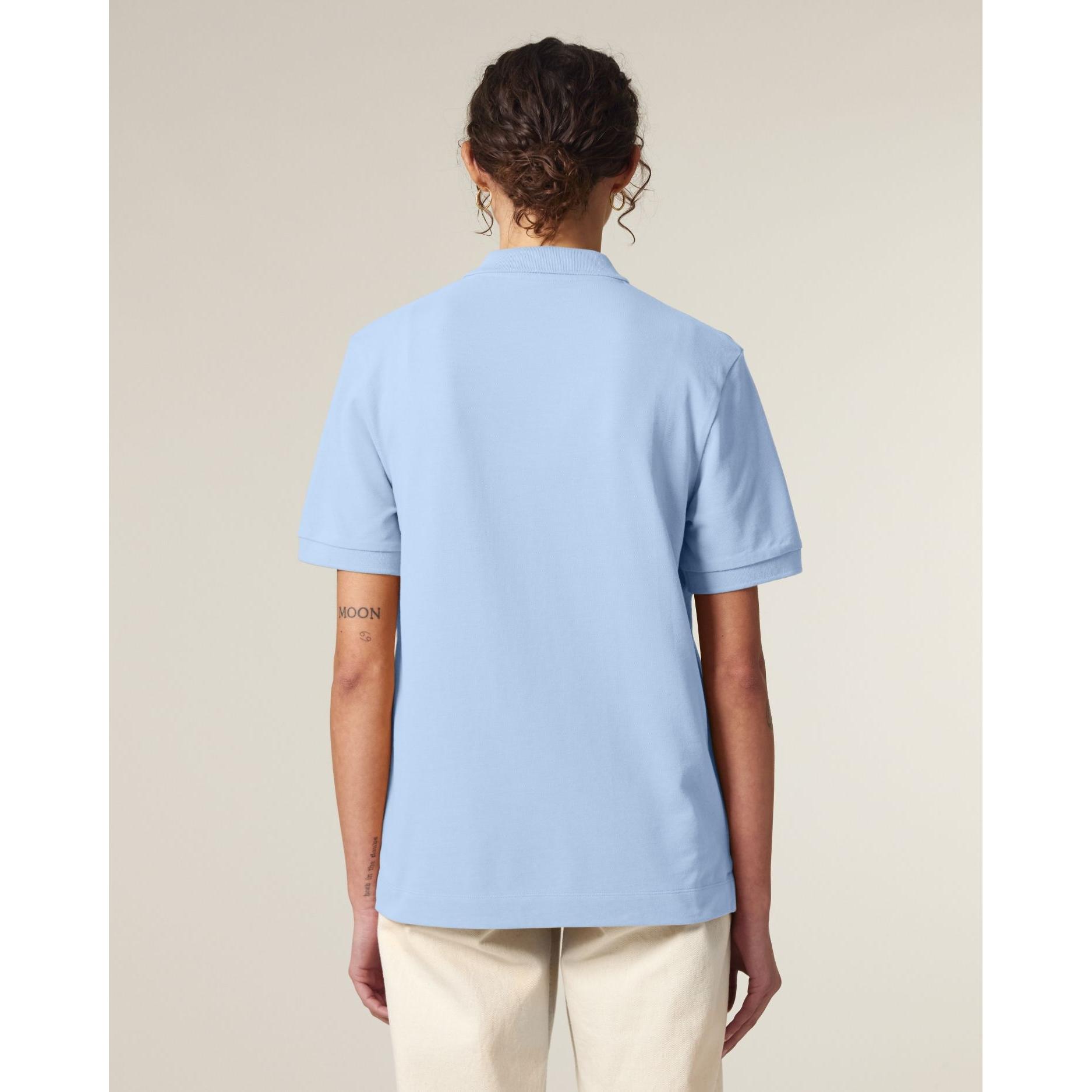 Tricou polo unisex Prepster 2.0 Blue Soul L
