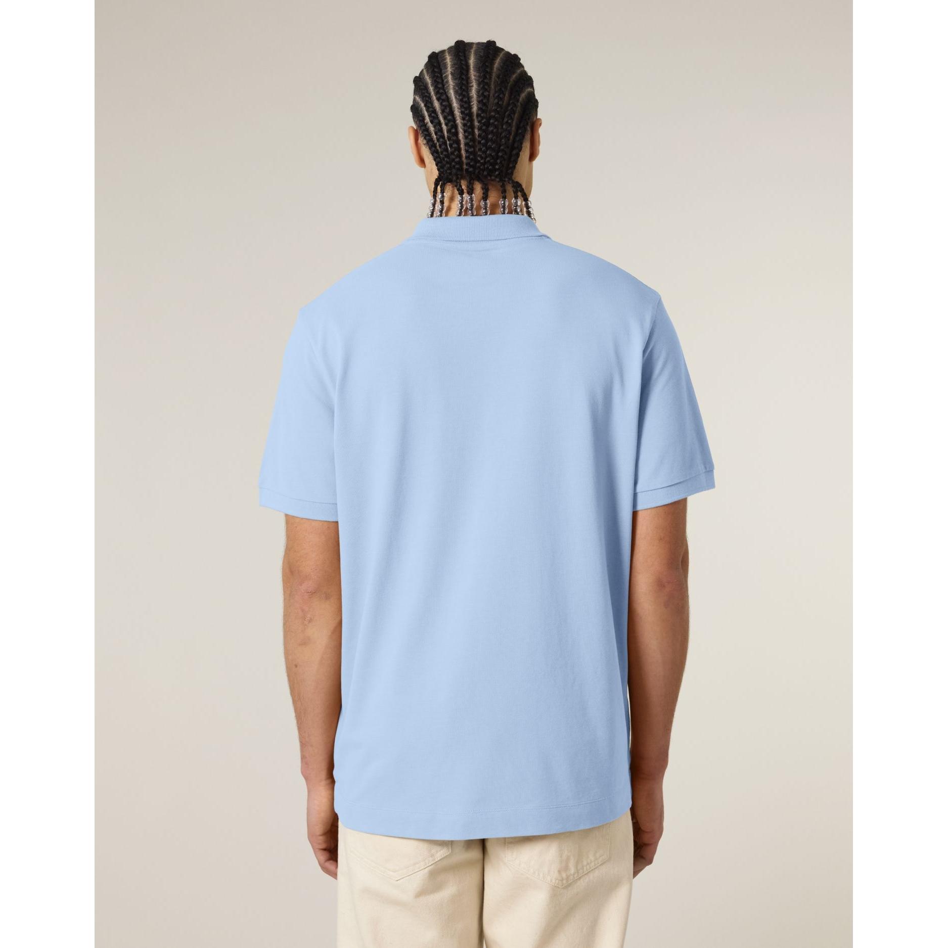 Tricou polo unisex Prepster 2.0 Blue Soul L