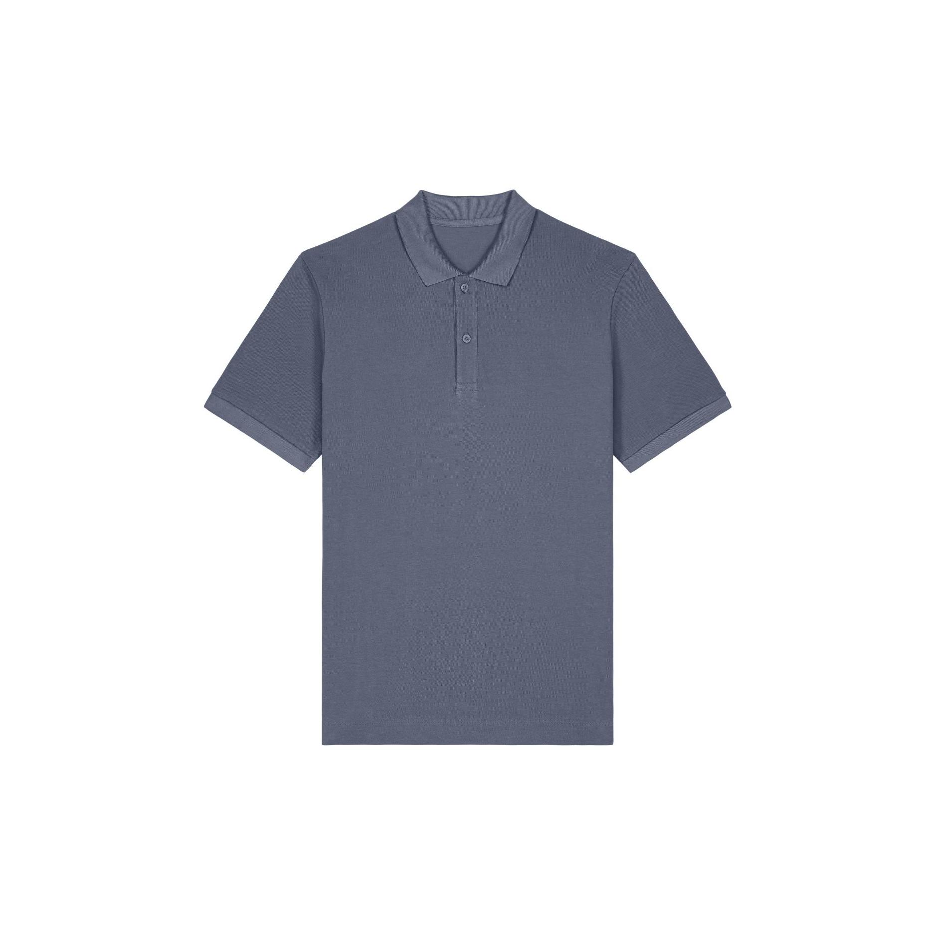 Tricou polo unisex Prepster 2.0 Blue Grey 2XS