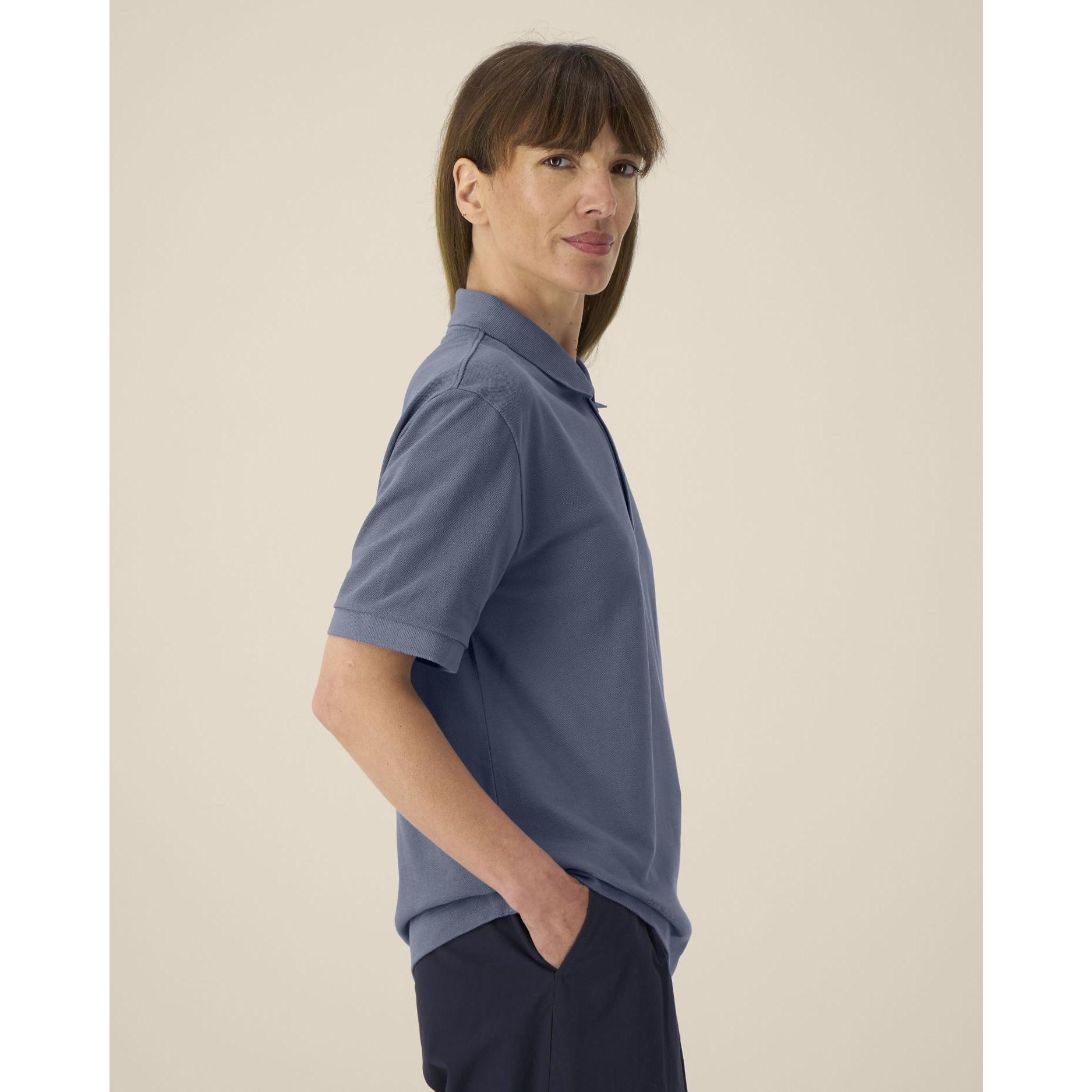 Tricou polo unisex Prepster 2.0 Blue Grey 2XS