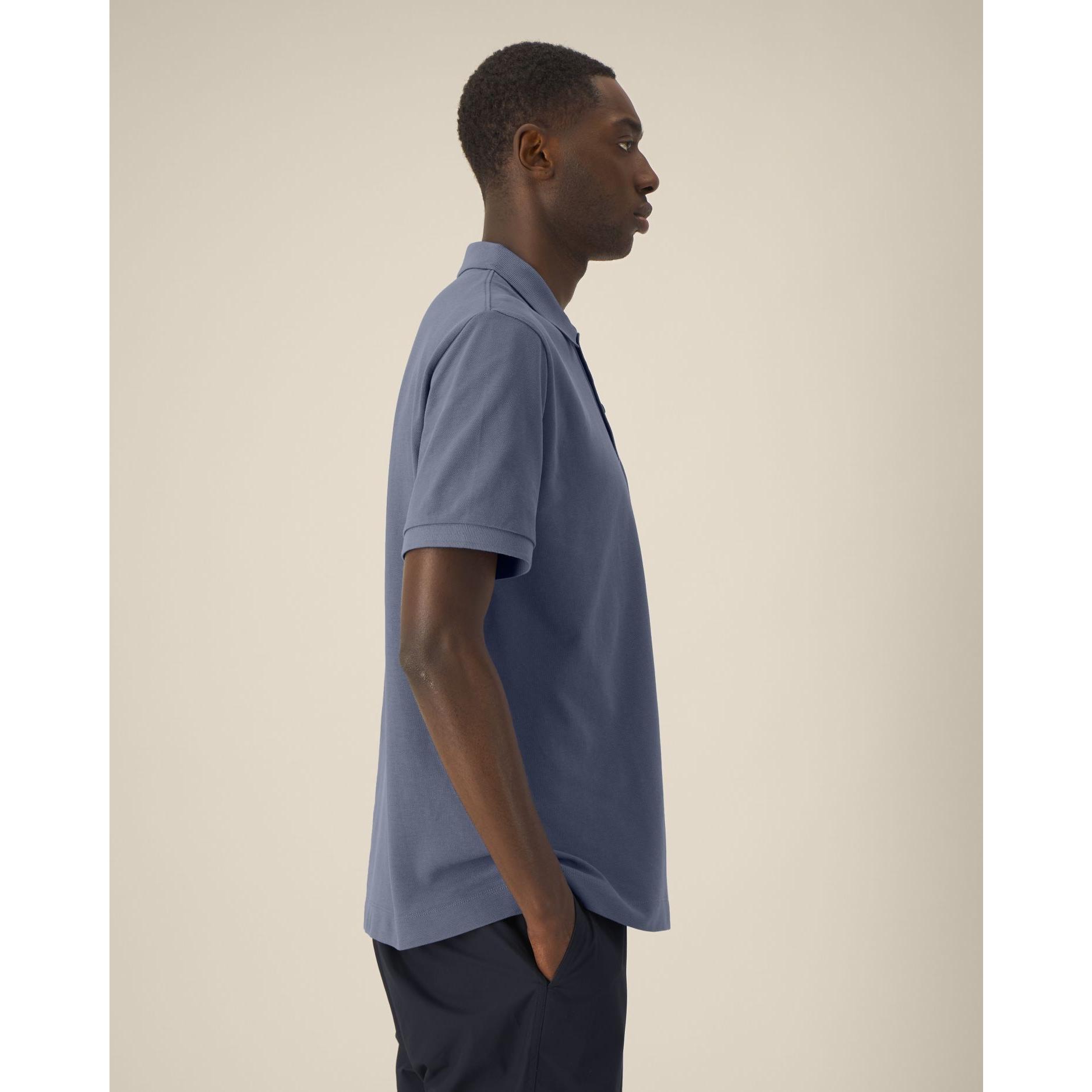 Tricou polo unisex Prepster 2.0 Blue Grey 2XS