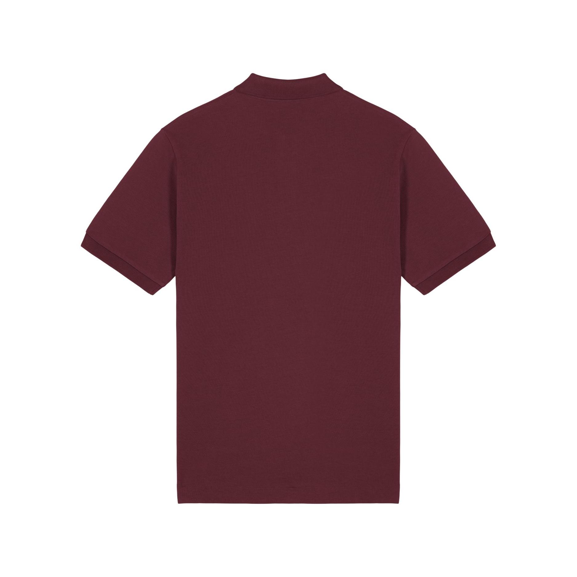 Tricou polo unisex Prepster 2.0 Burgundy XS