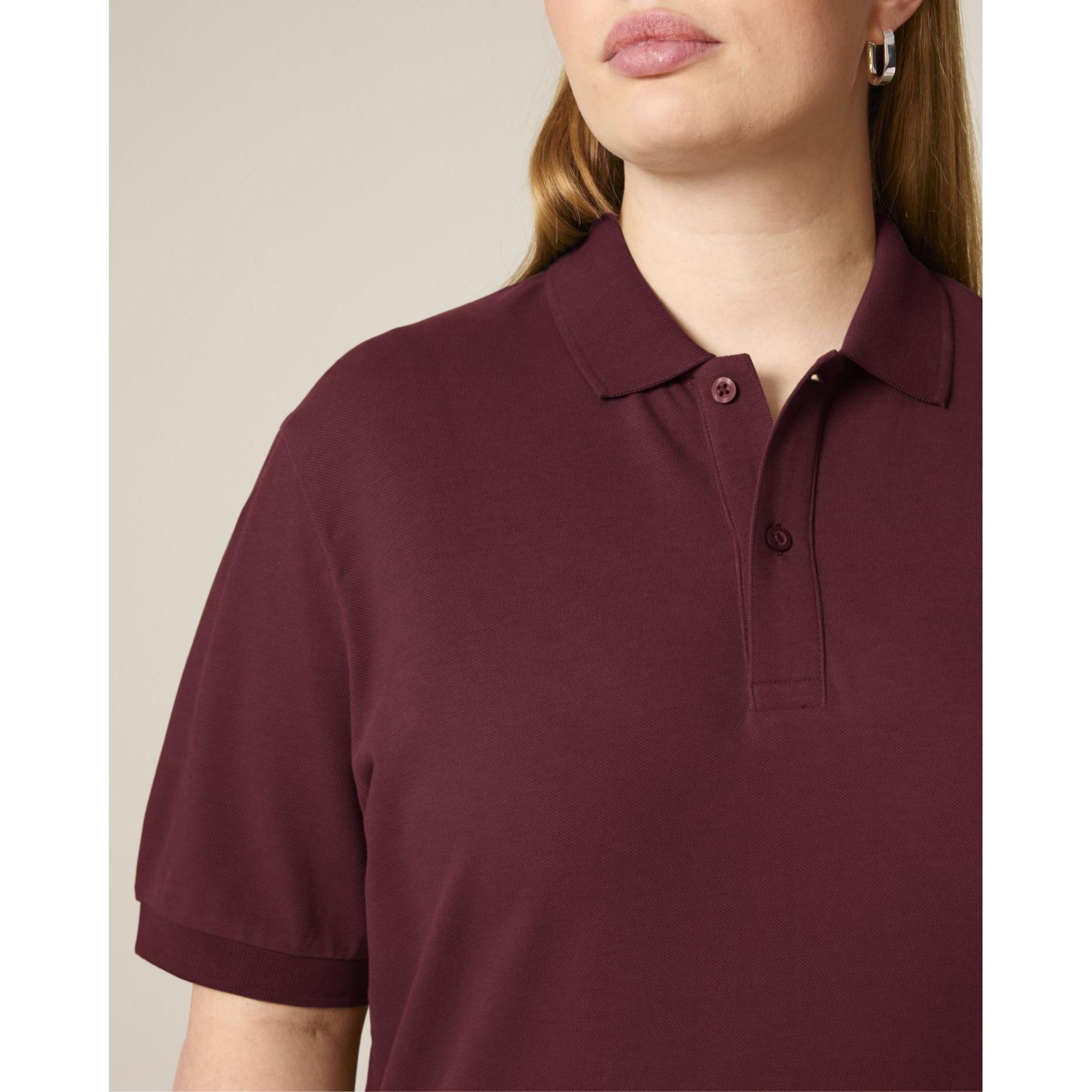 Tricou polo unisex Prepster 2.0 Burgundy XS