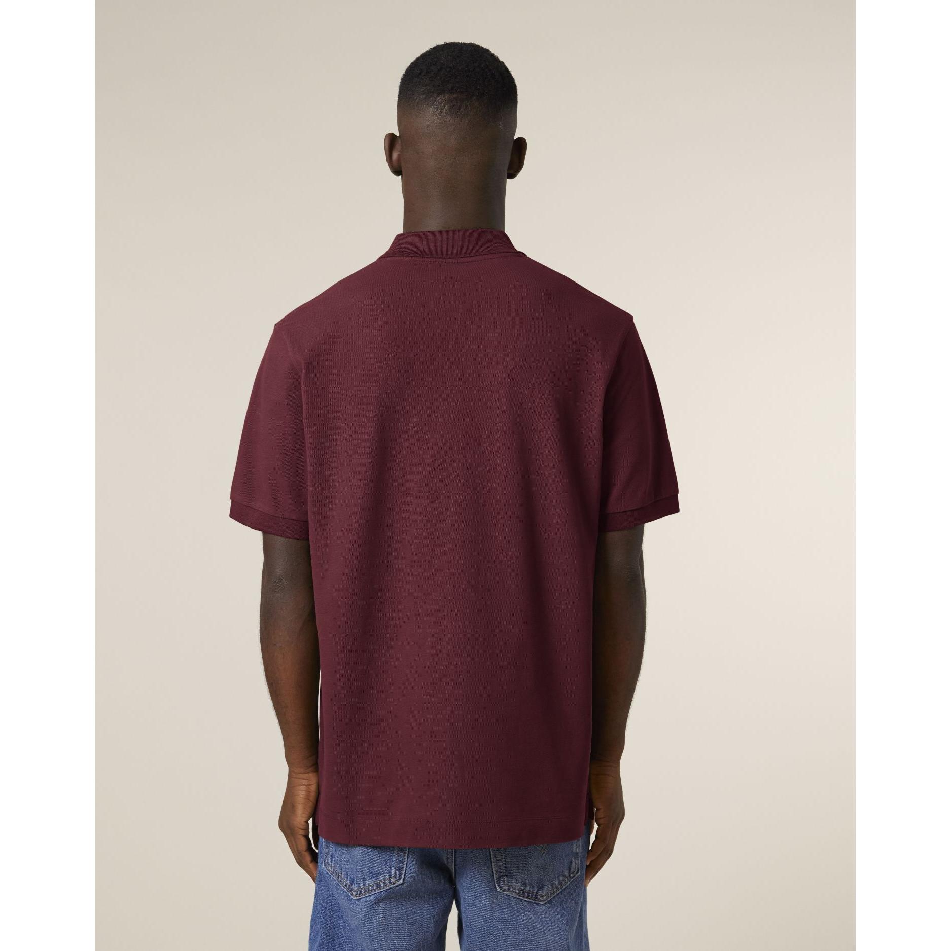Tricou polo unisex Prepster 2.0 Burgundy XS
