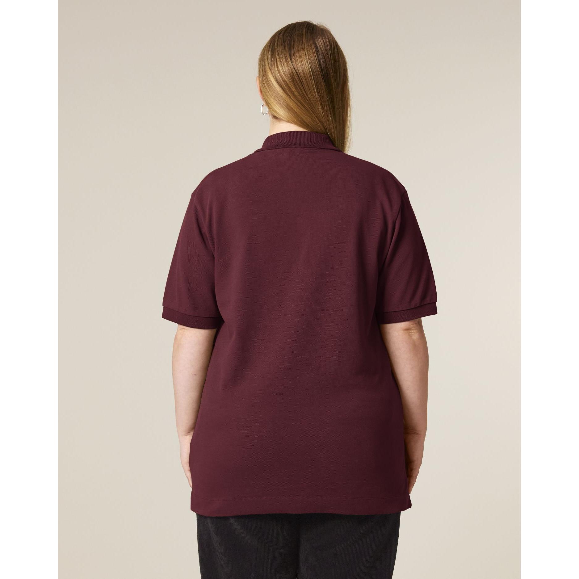 Tricou polo unisex Prepster 2.0 Burgundy XS