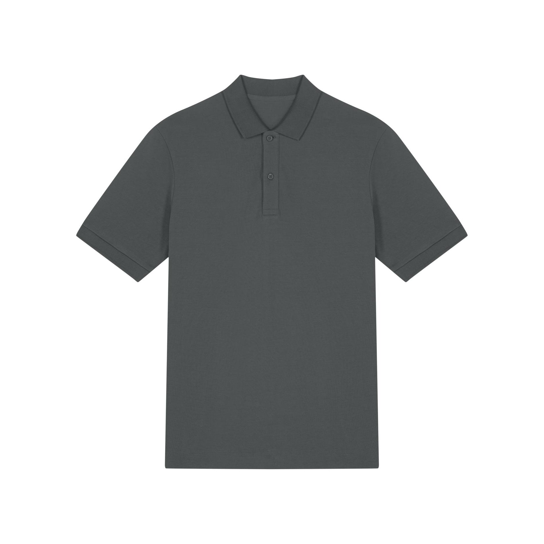Tricou polo unisex Prepster 2.0 Anthracite