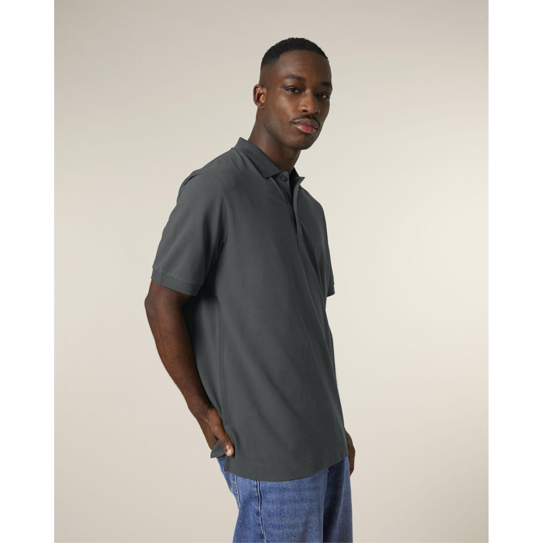 Tricou polo unisex Prepster 2.0 Anthracite XL