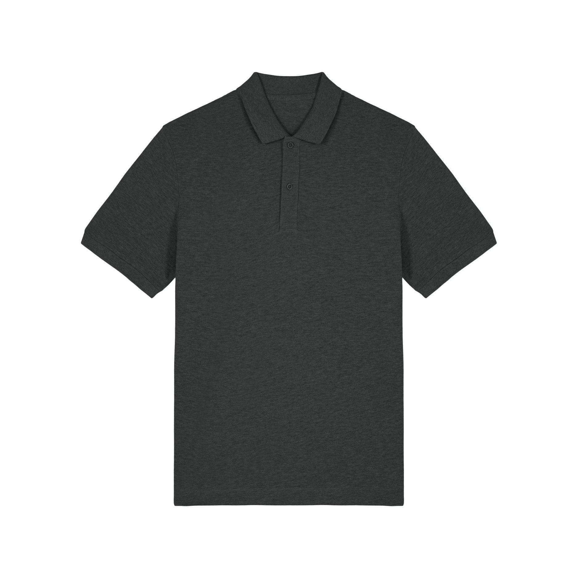 Tricou polo unisex Prepster 2.0 Dark Heather Grey