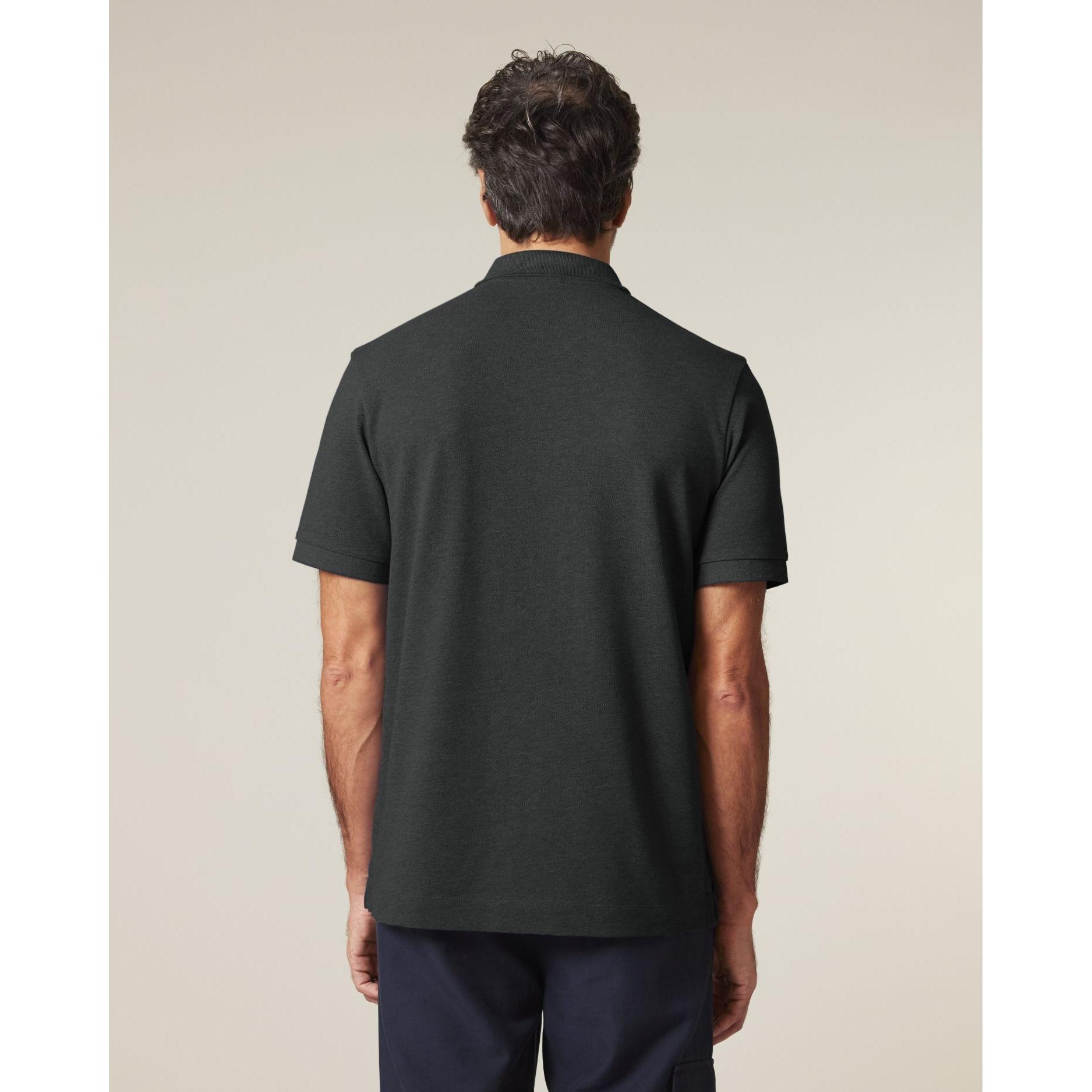 Tricou polo unisex Prepster 2.0 Dark Heather Grey 2XS