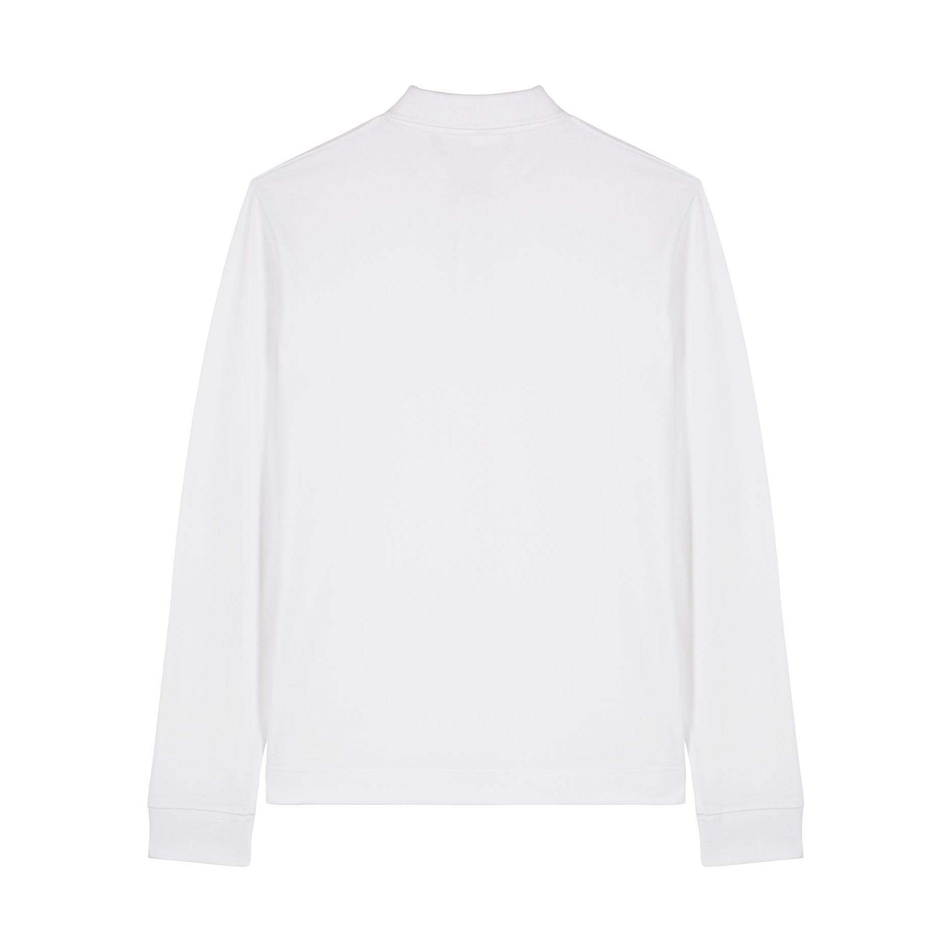 Tricou polo cu mânecă lungă Unisex Prepster 2.0 White XXL