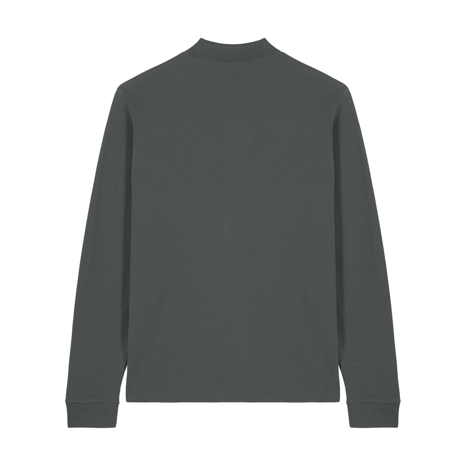 Tricou polo cu mânecă lungă Unisex Prepster 2.0 Anthracite L