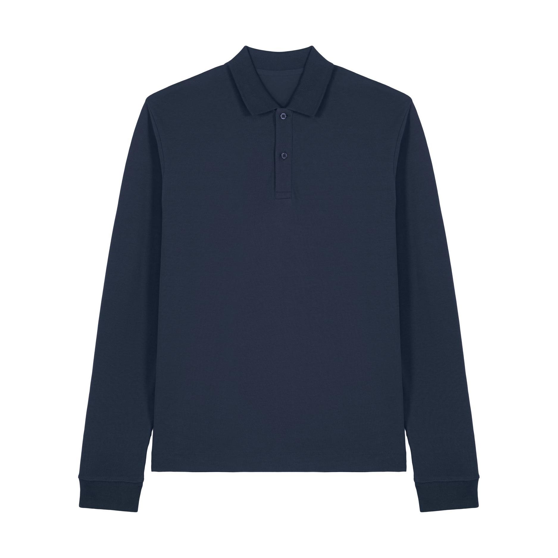 Tricou polo cu mânecă lungă Unisex Prepster 2.0 French Navy