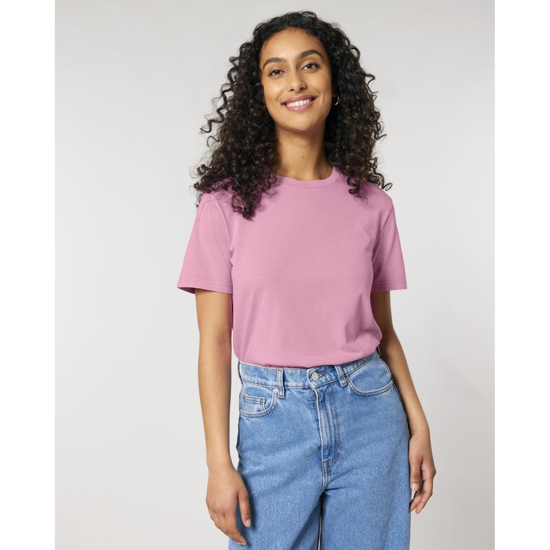 Tricou unisex Crafter Vintage G. Dyed Bubble Pink S