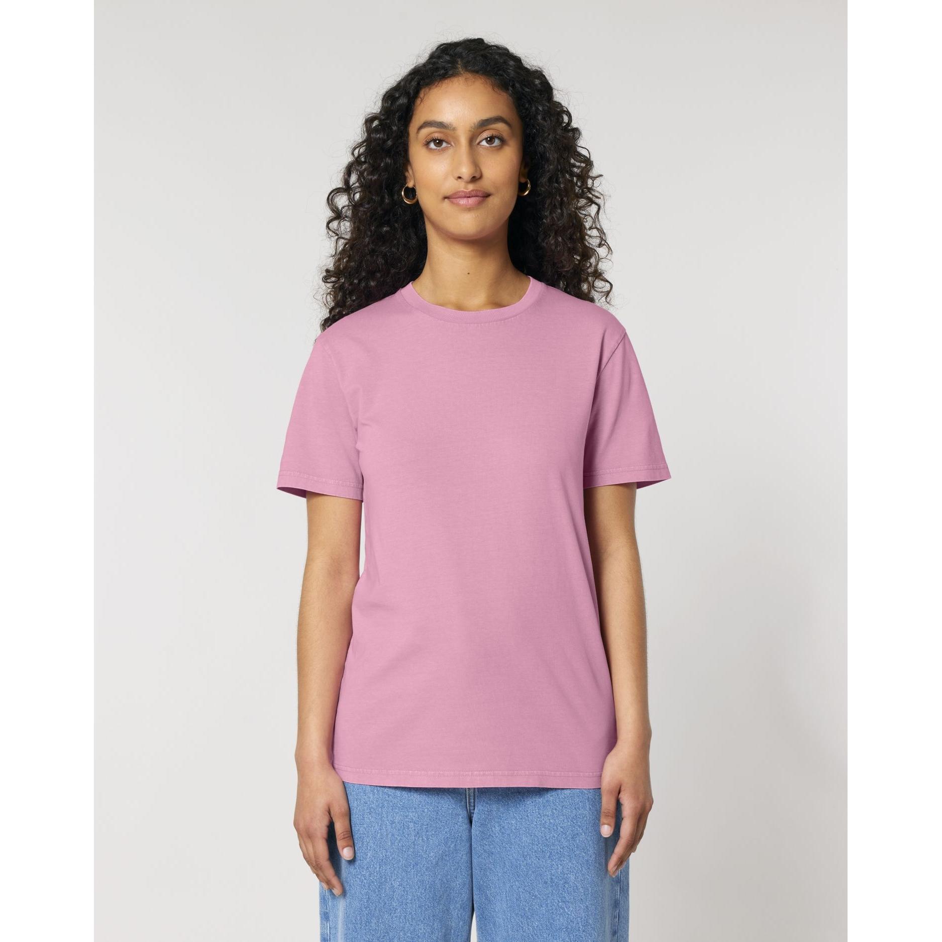 Tricou unisex Crafter Vintage G. Dyed Bubble Pink S