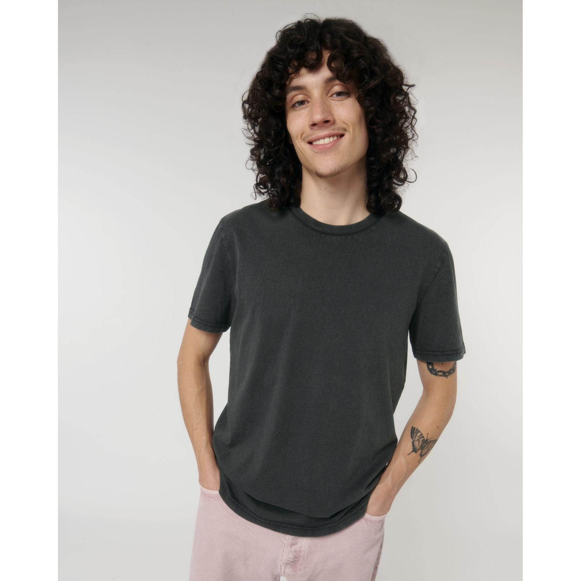 Tricou unisex Crafter Vintage G. Dyed Black Rock XXL