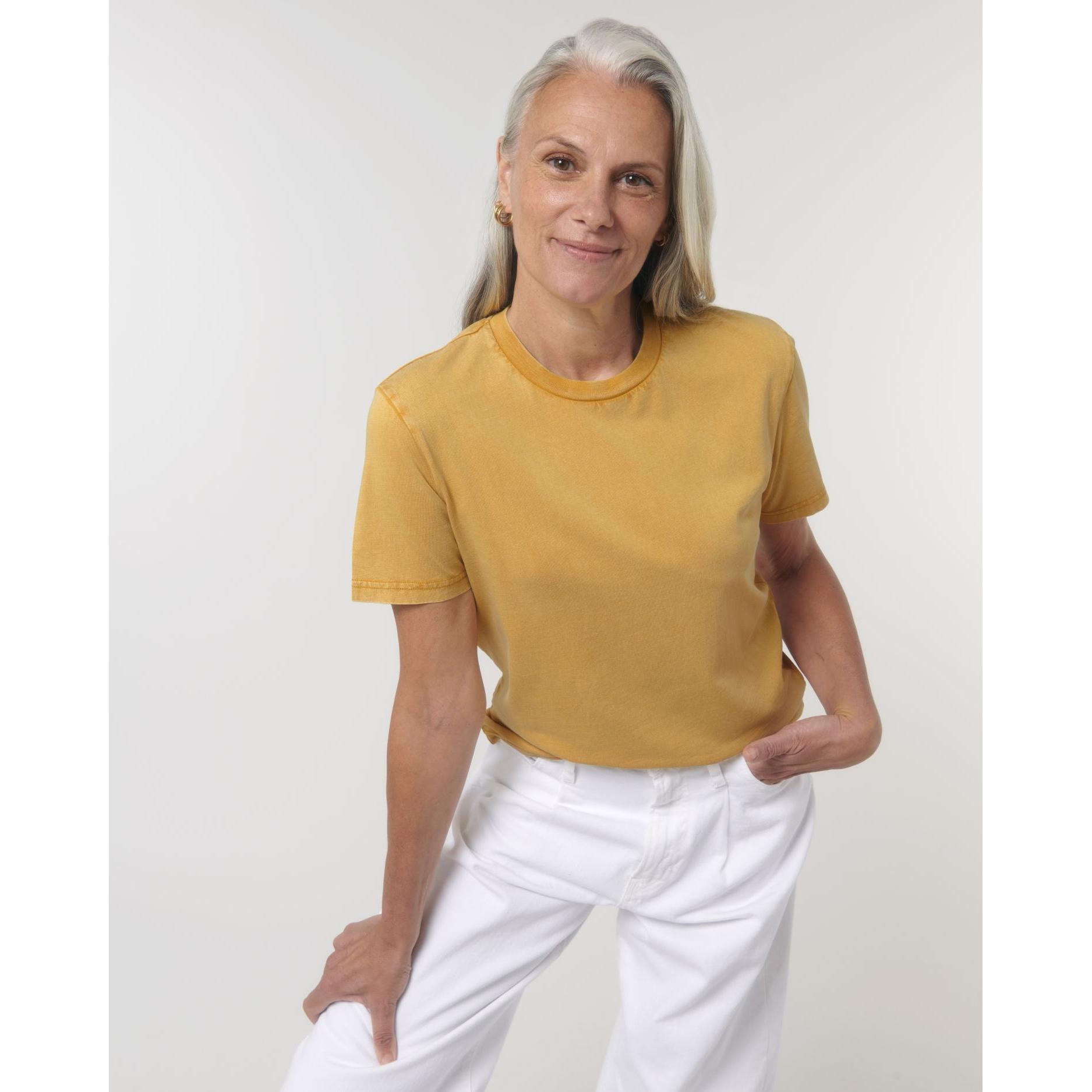 Tricou unisex Crafter Vintage G. Dyed Gold Ochre XS