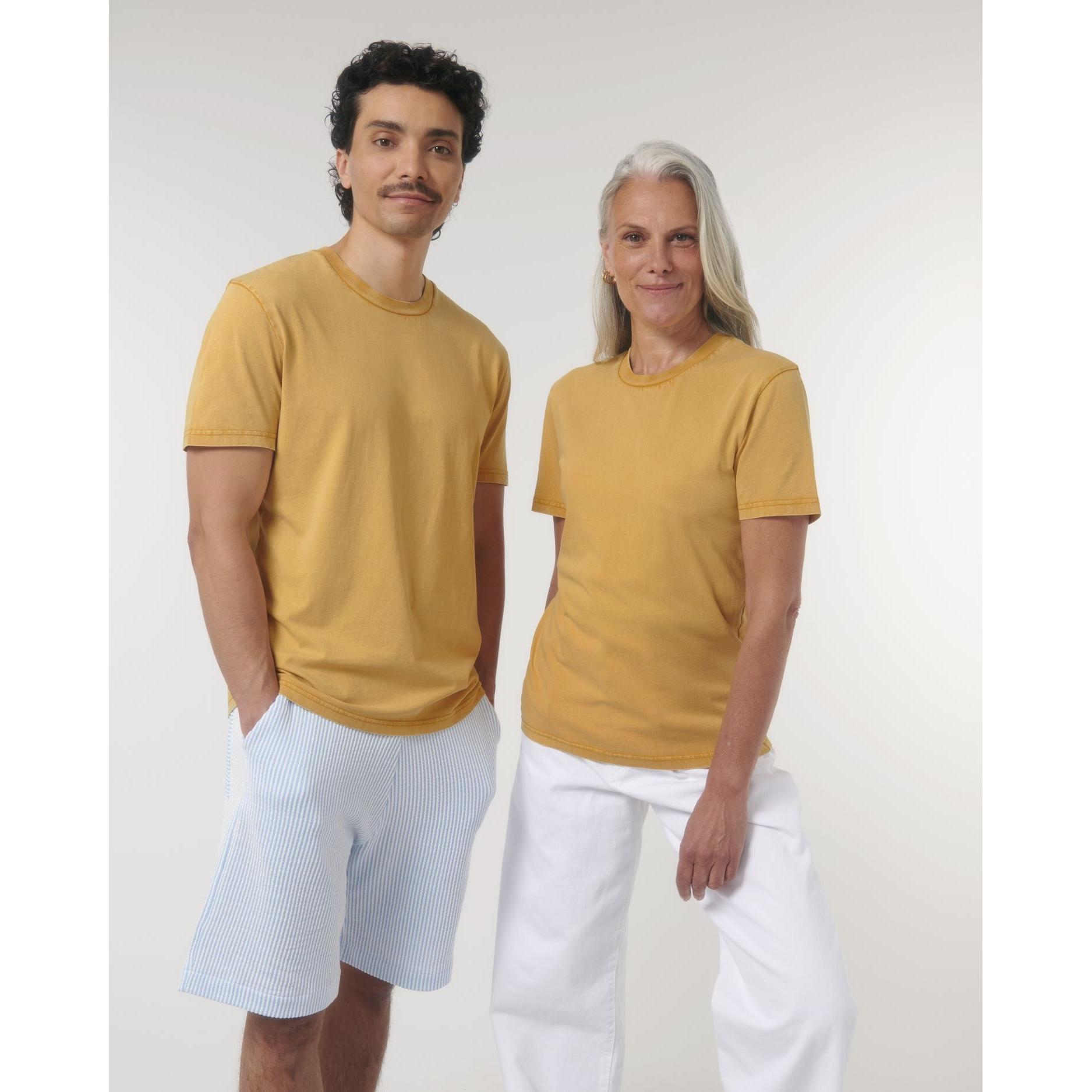 Tricou unisex Crafter Vintage G. Dyed Gold Ochre XS