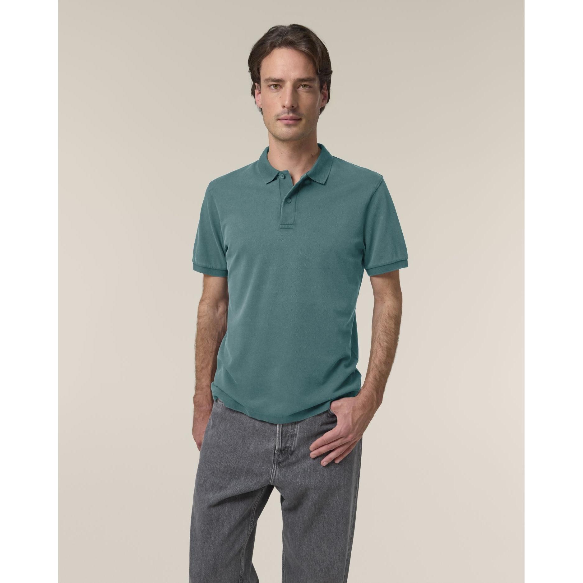 Tricou polo unisex Coaster Vintage G. Dyed Hydro M