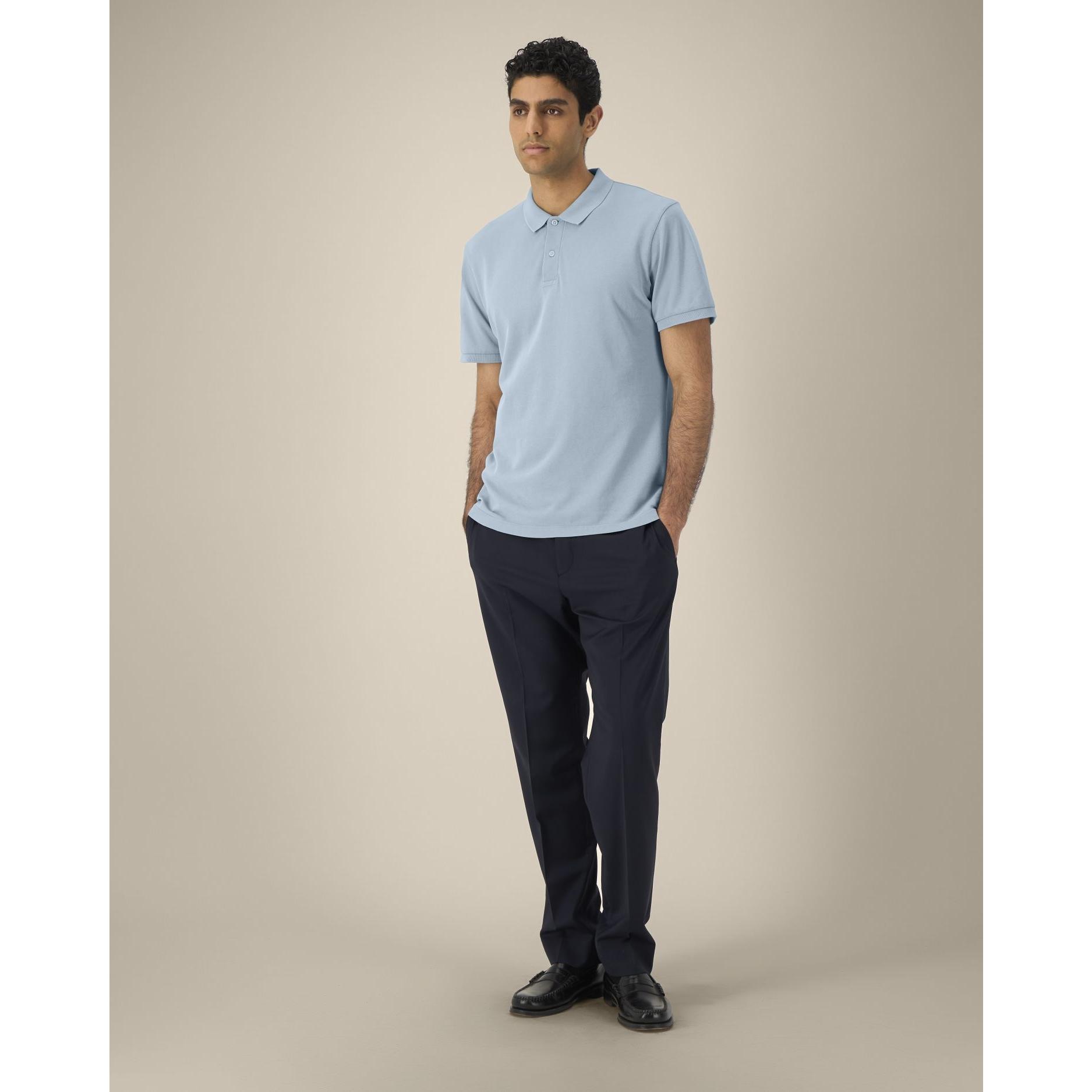 Tricou polo unisex Coaster Vintage G. Dyed Blue Stone 2XS