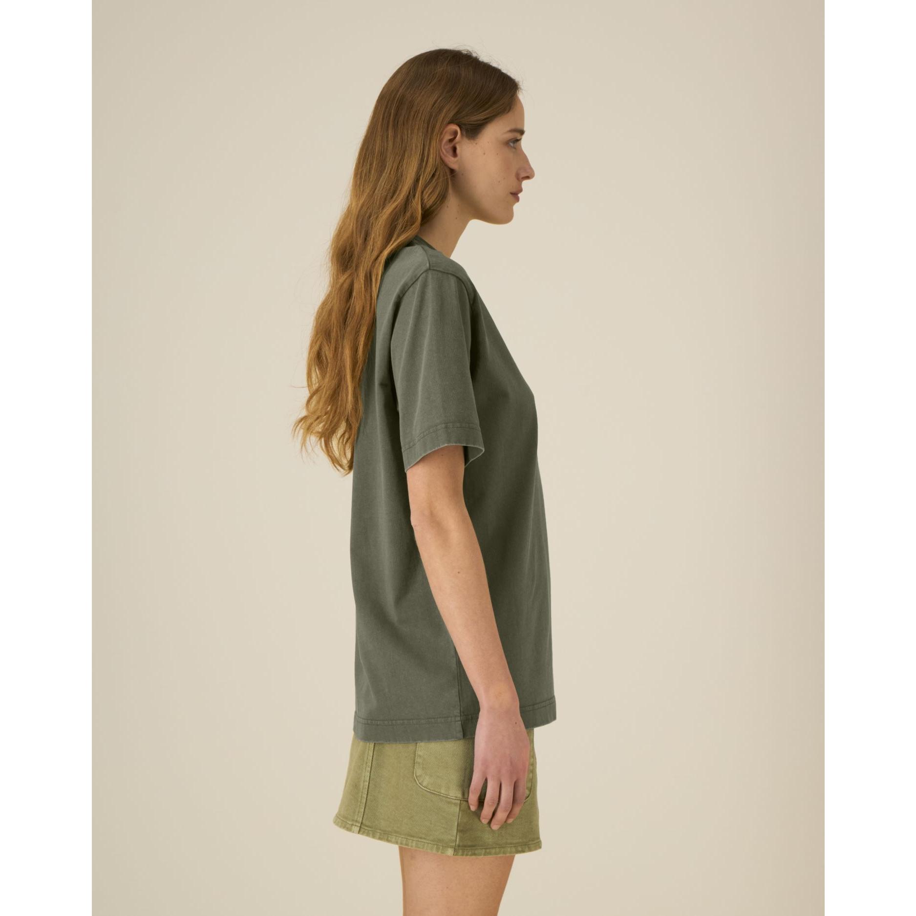 Tricou unisex Freestyler Vintage G. Dyed Khaki 3XL
