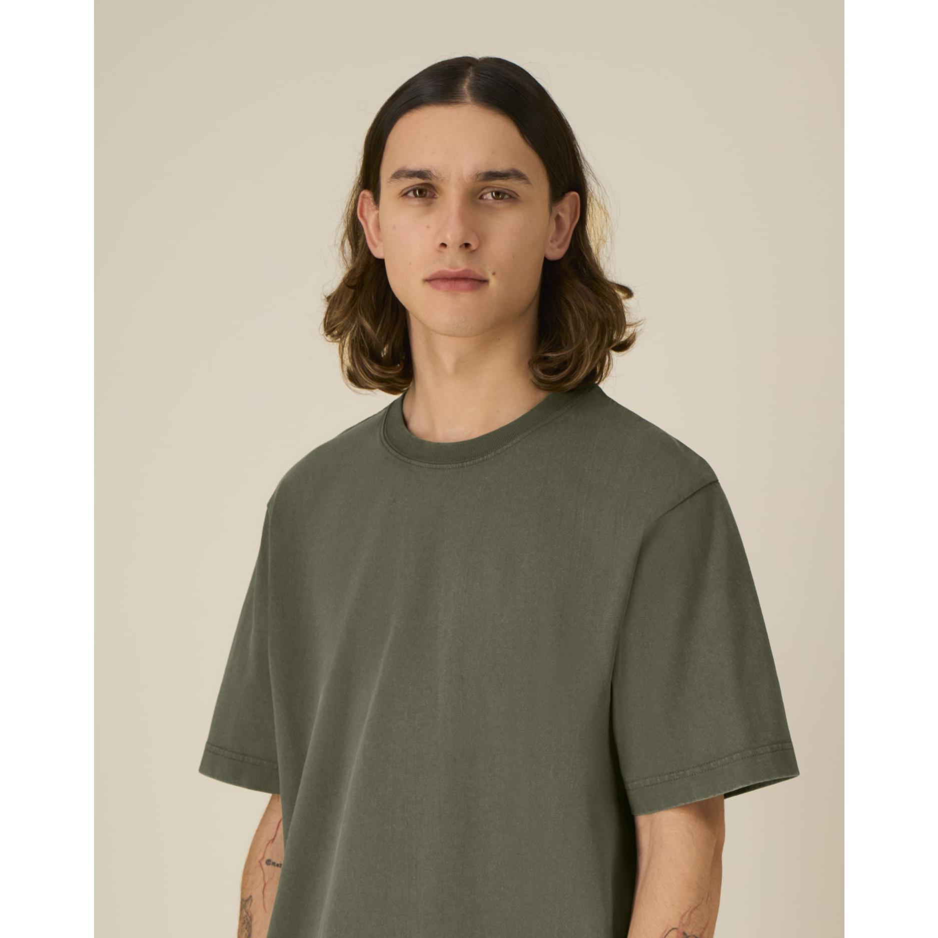 Tricou unisex Freestyler Vintage G. Dyed Khaki 3XL