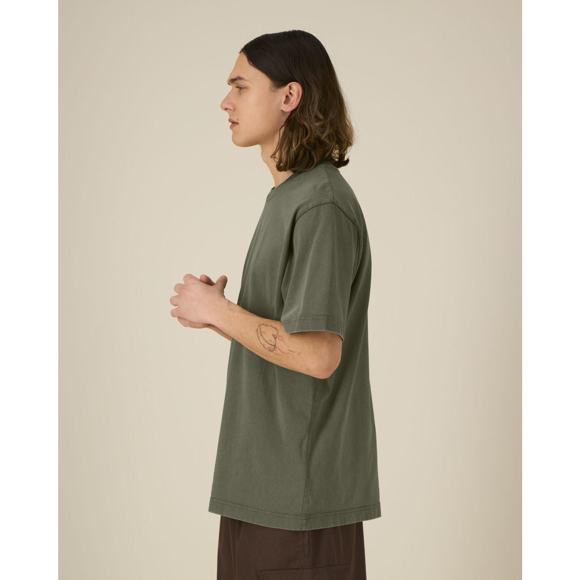Tricou unisex Freestyler Vintage G. Dyed Khaki 3XL