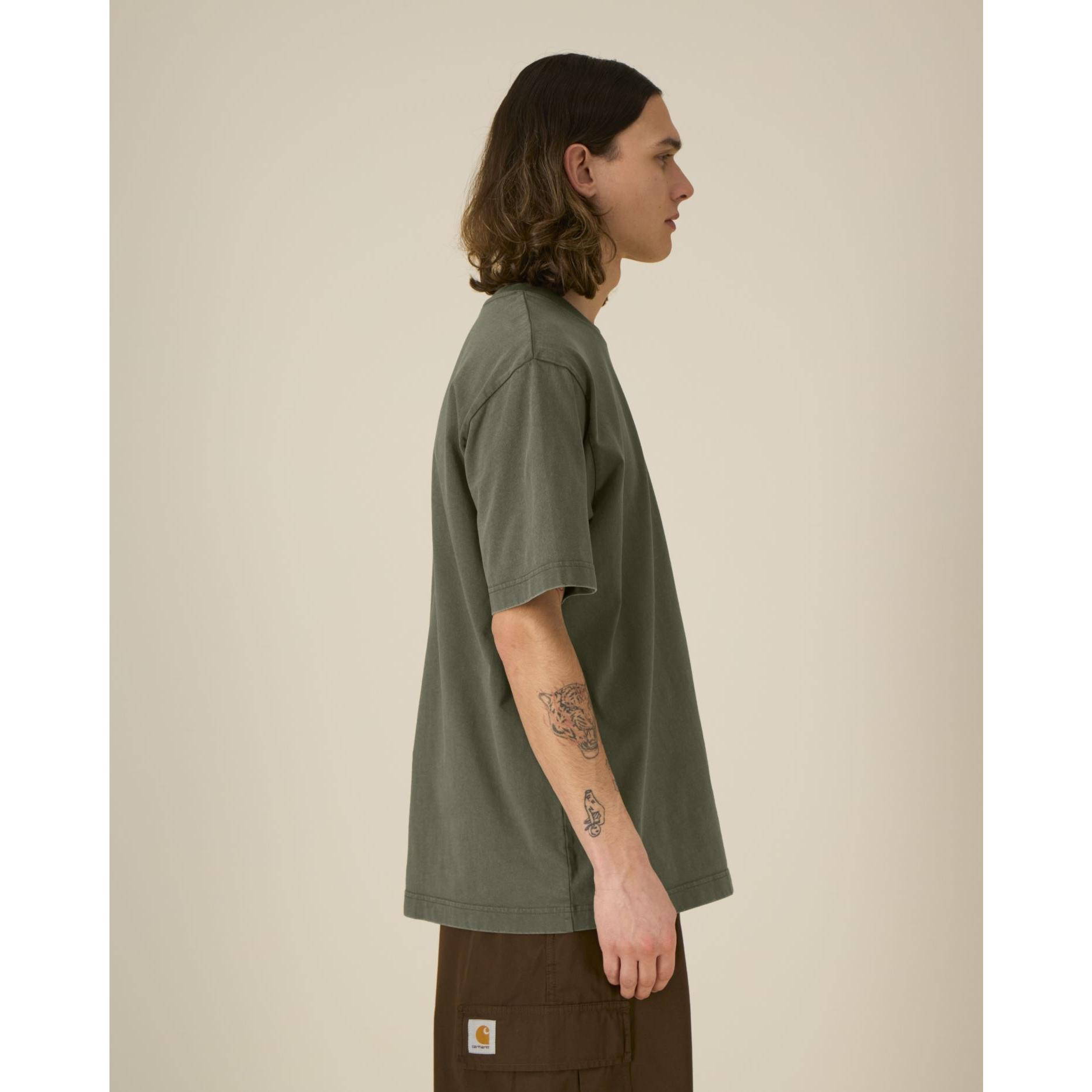 Tricou unisex Freestyler Vintage G. Dyed Khaki 3XL