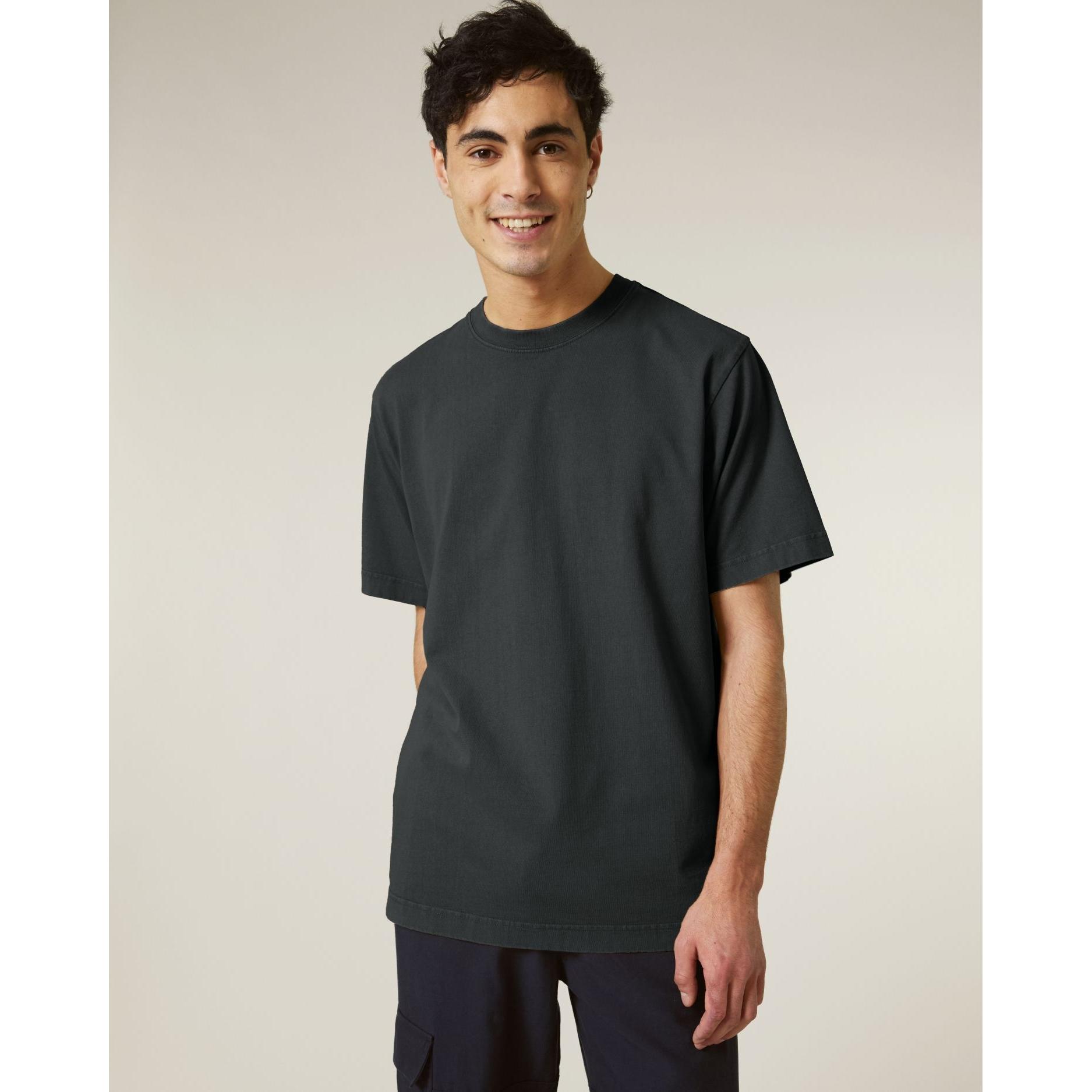Tricou unisex Freestyler Vintage G. Dyed Black Rock M