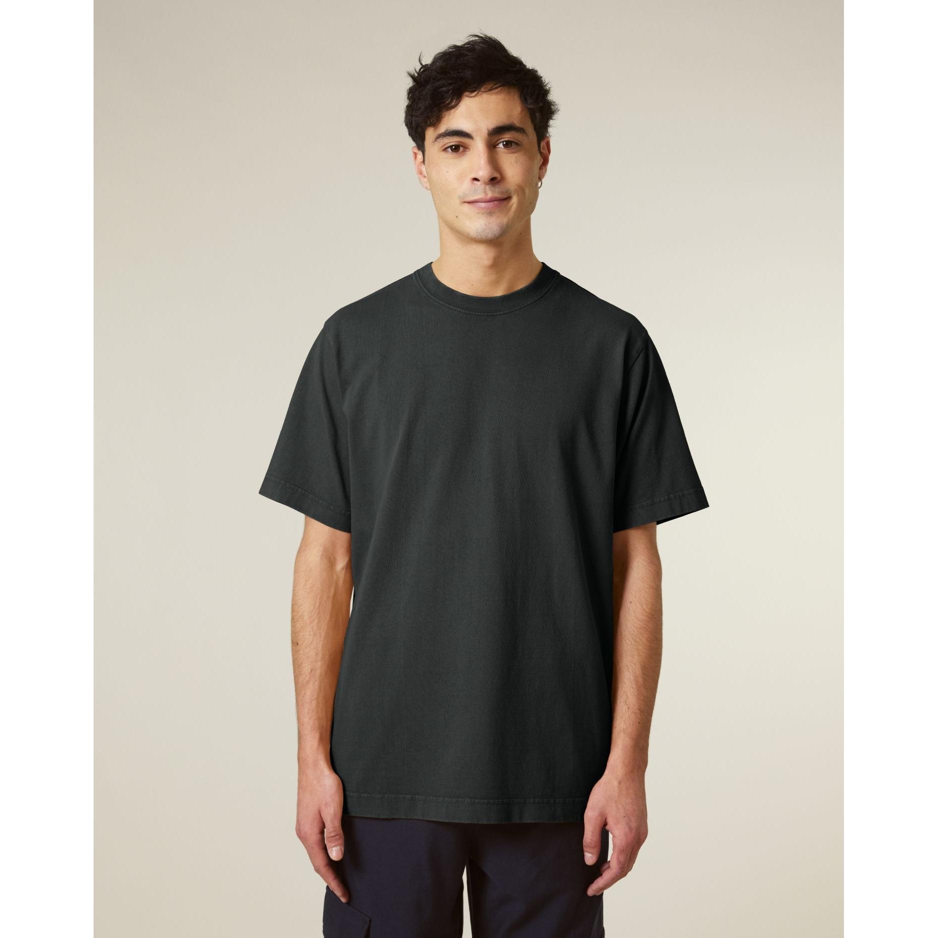 Tricou unisex Freestyler Vintage G. Dyed Black Rock M