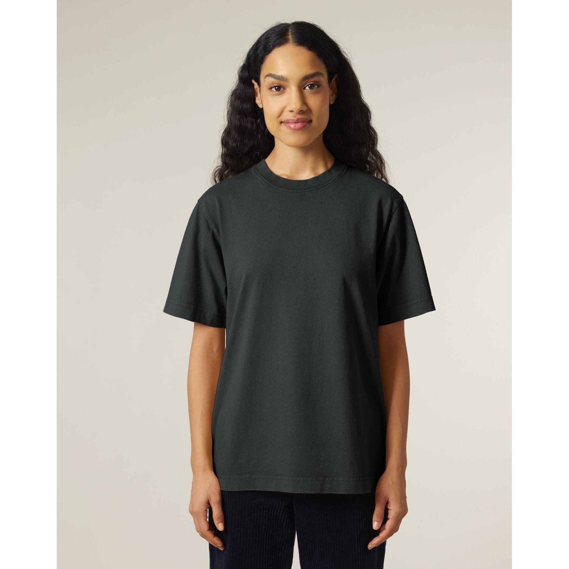 Tricou unisex Freestyler Vintage G. Dyed Black Rock M