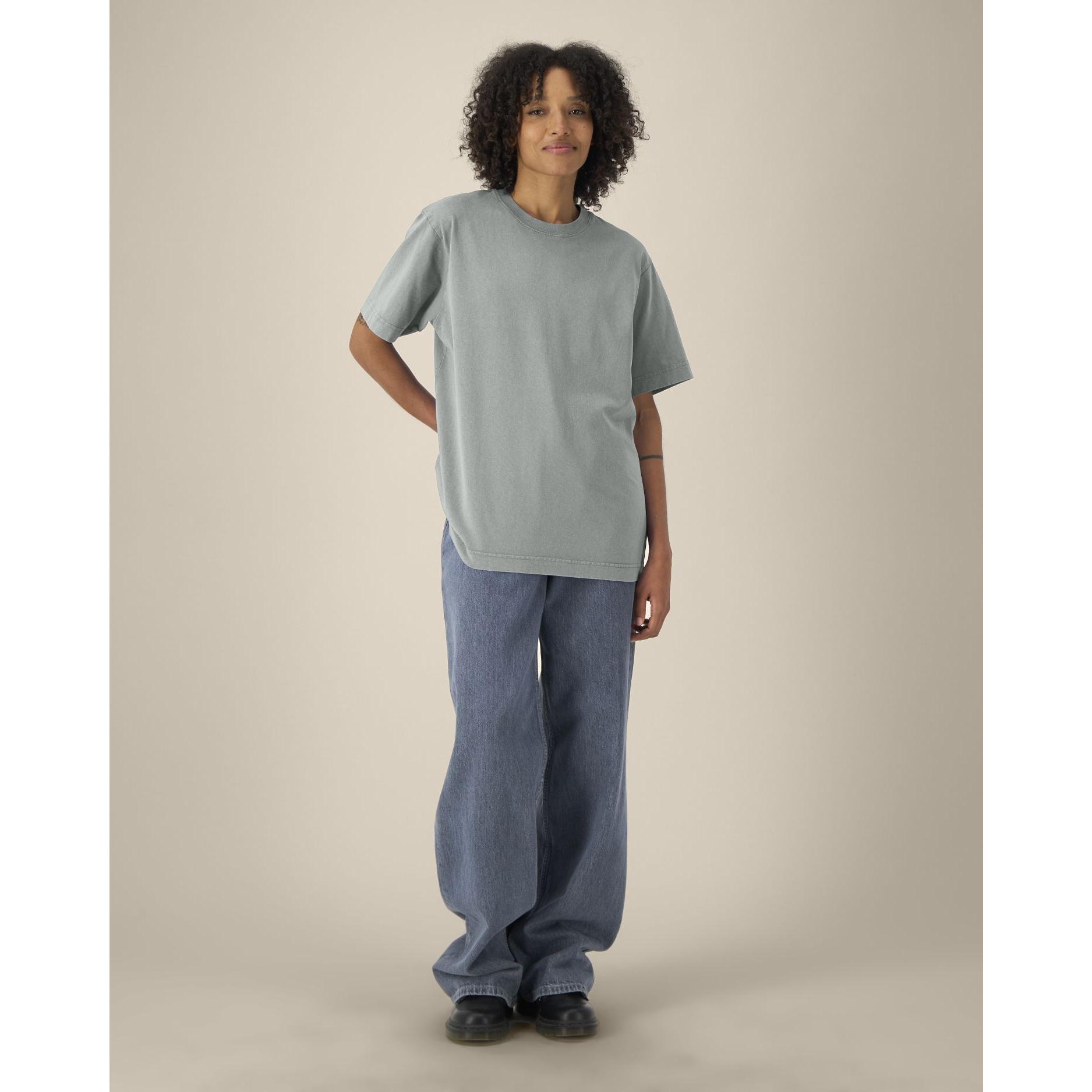 Tricou unisex Freestyler Vintage G. Dyed Misty Grey 2XS