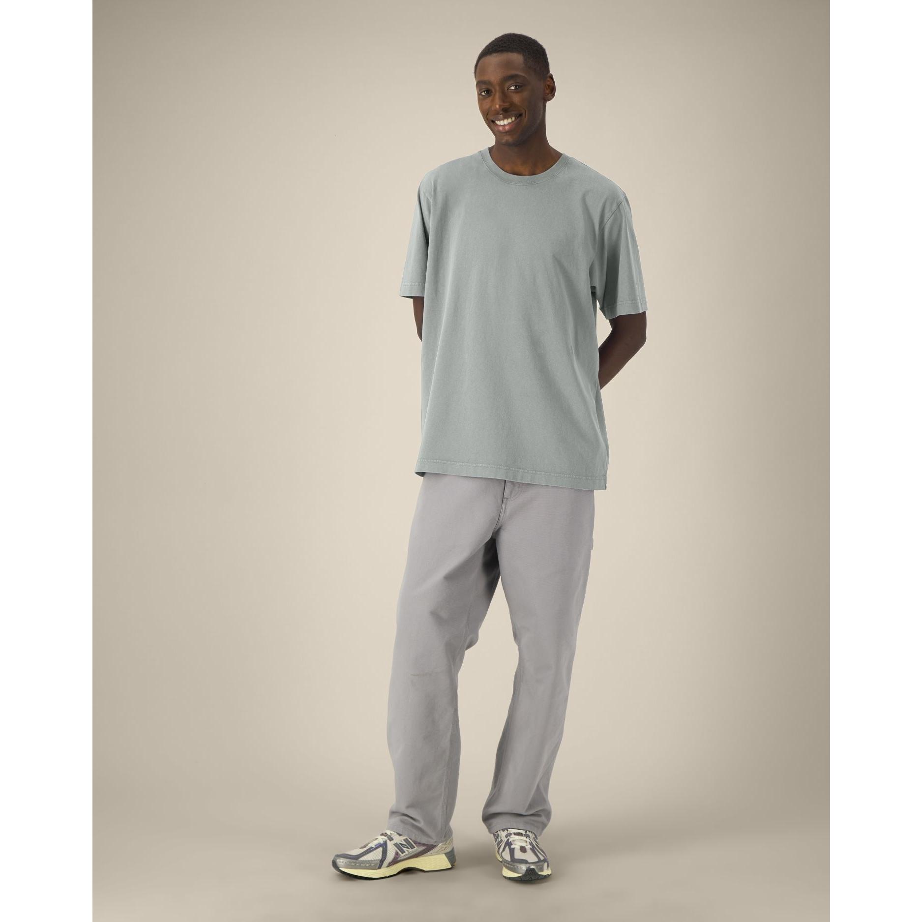 Tricou unisex Freestyler Vintage G. Dyed Misty Grey 2XS