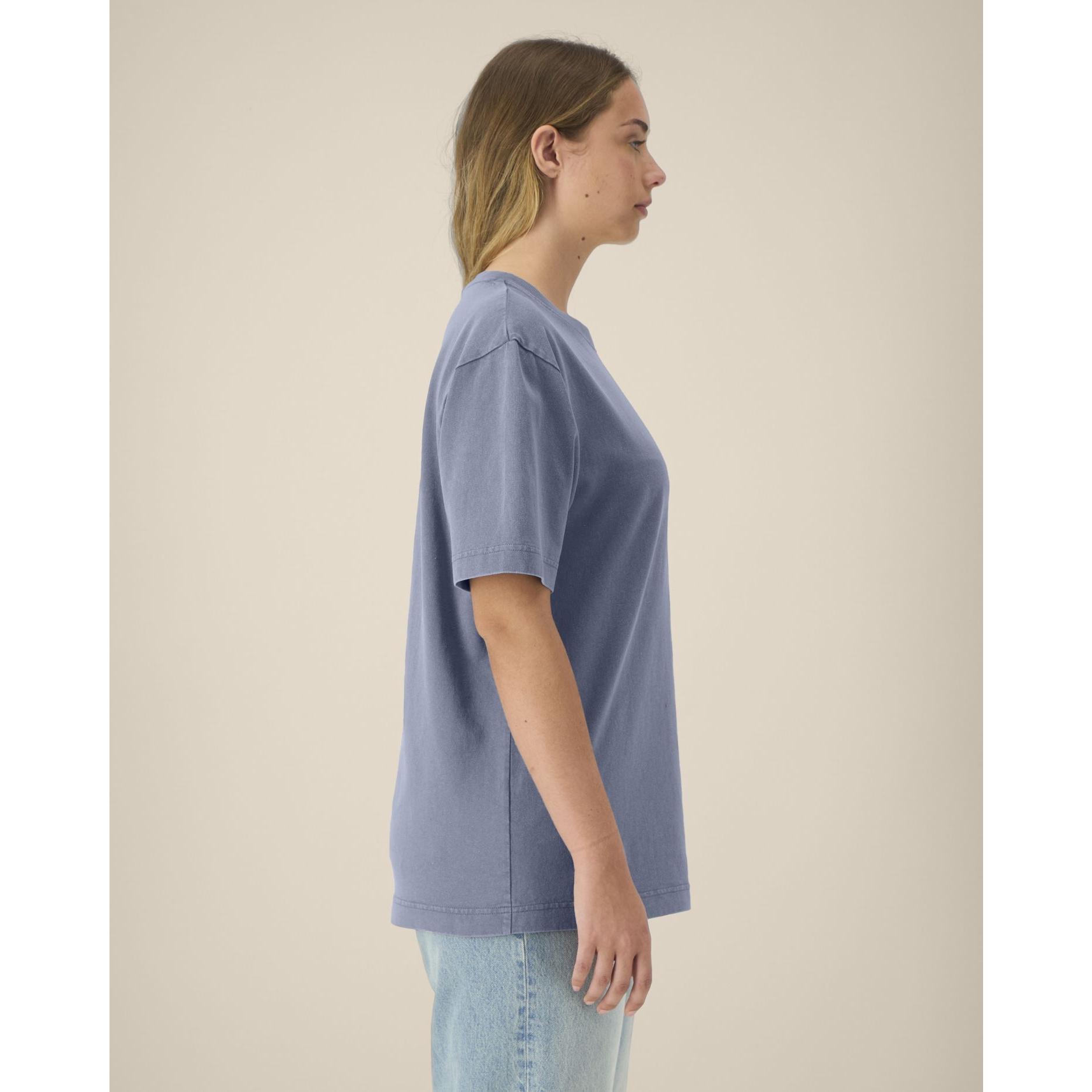 Tricou unisex Freestyler Vintage G. Dyed Blue Grey 3XL