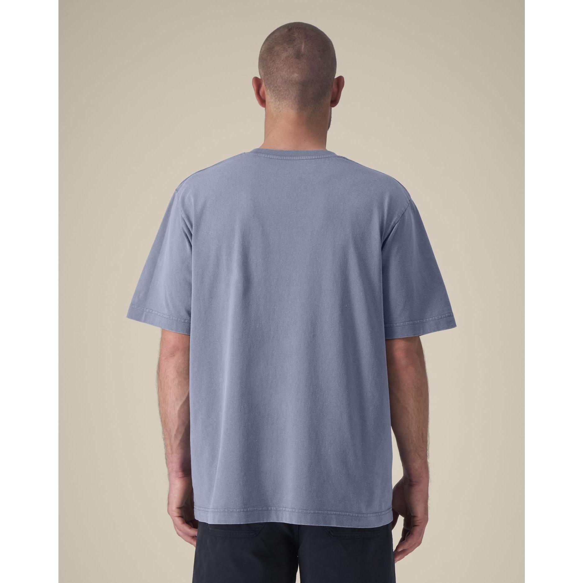 Tricou unisex Freestyler Vintage G. Dyed Blue Grey 3XL