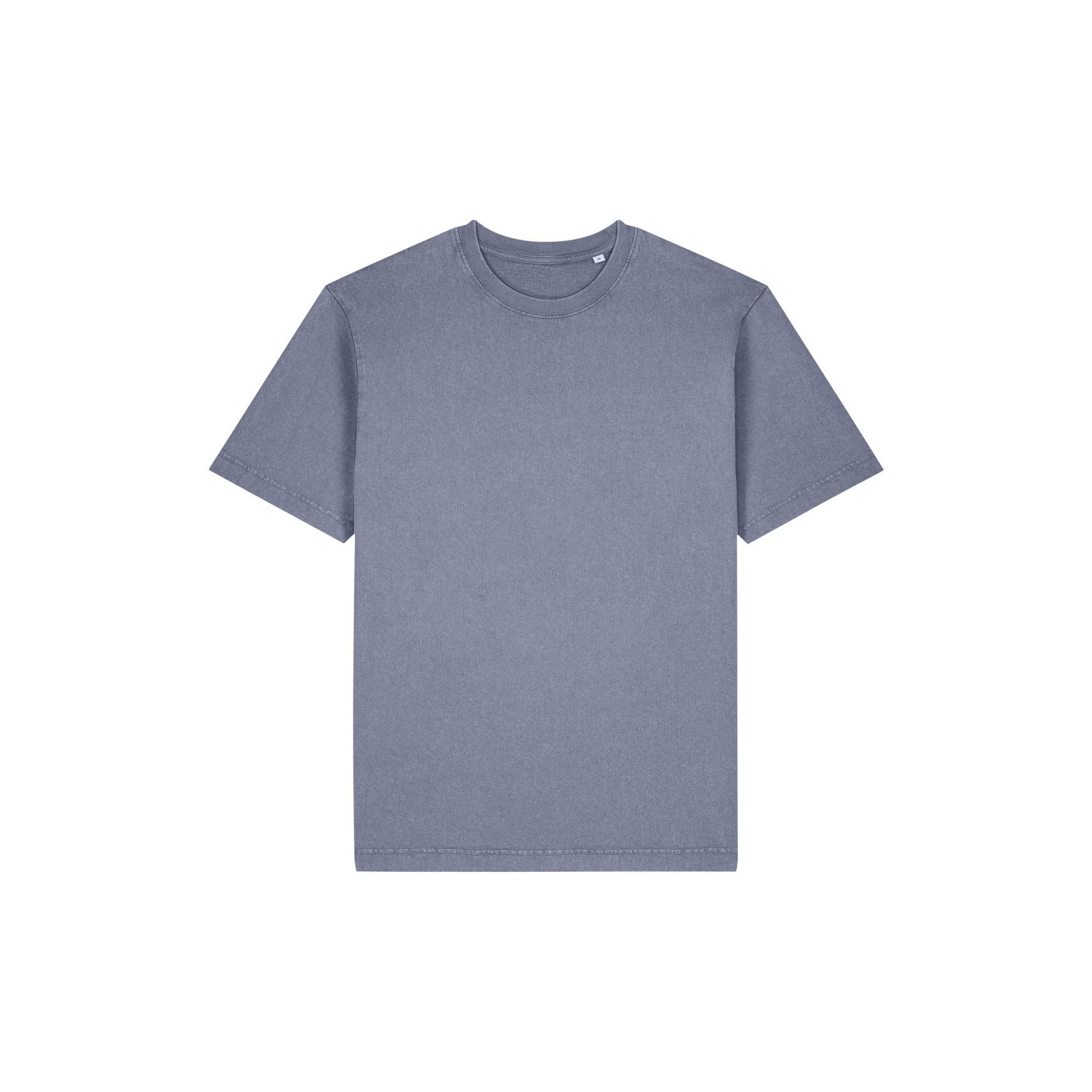 Tricou unisex Freestyler Vintage G. Dyed Blue Grey 3XL