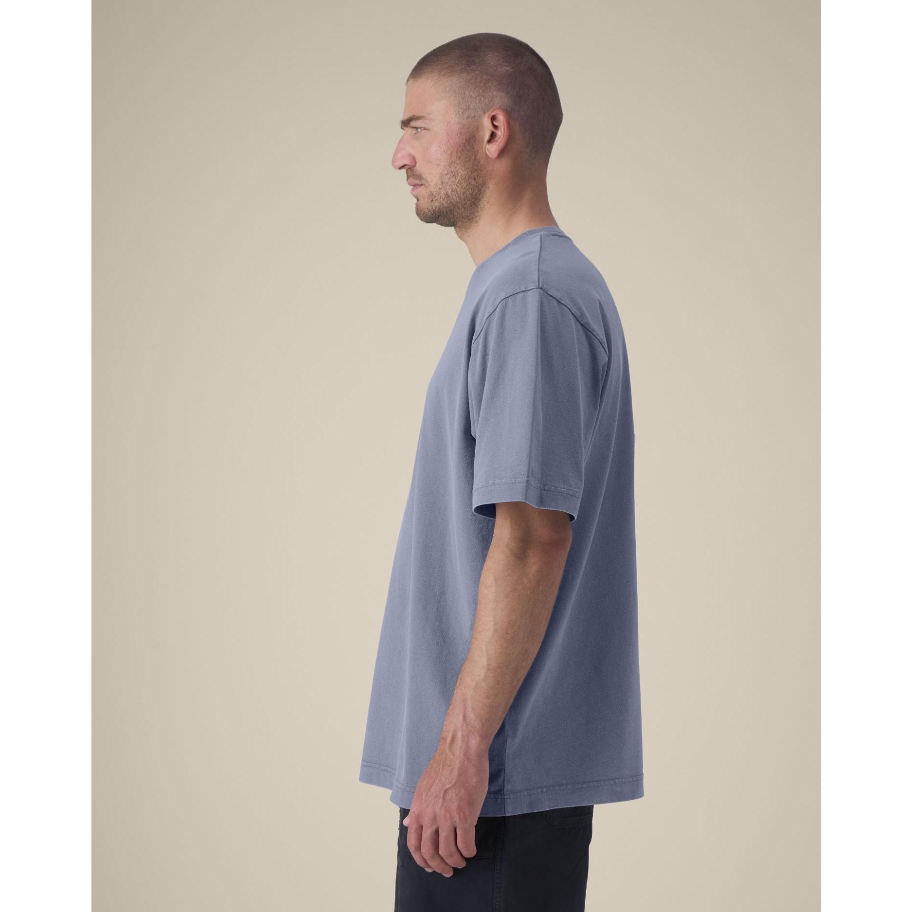 Tricou unisex Freestyler Vintage G. Dyed Blue Grey 3XL