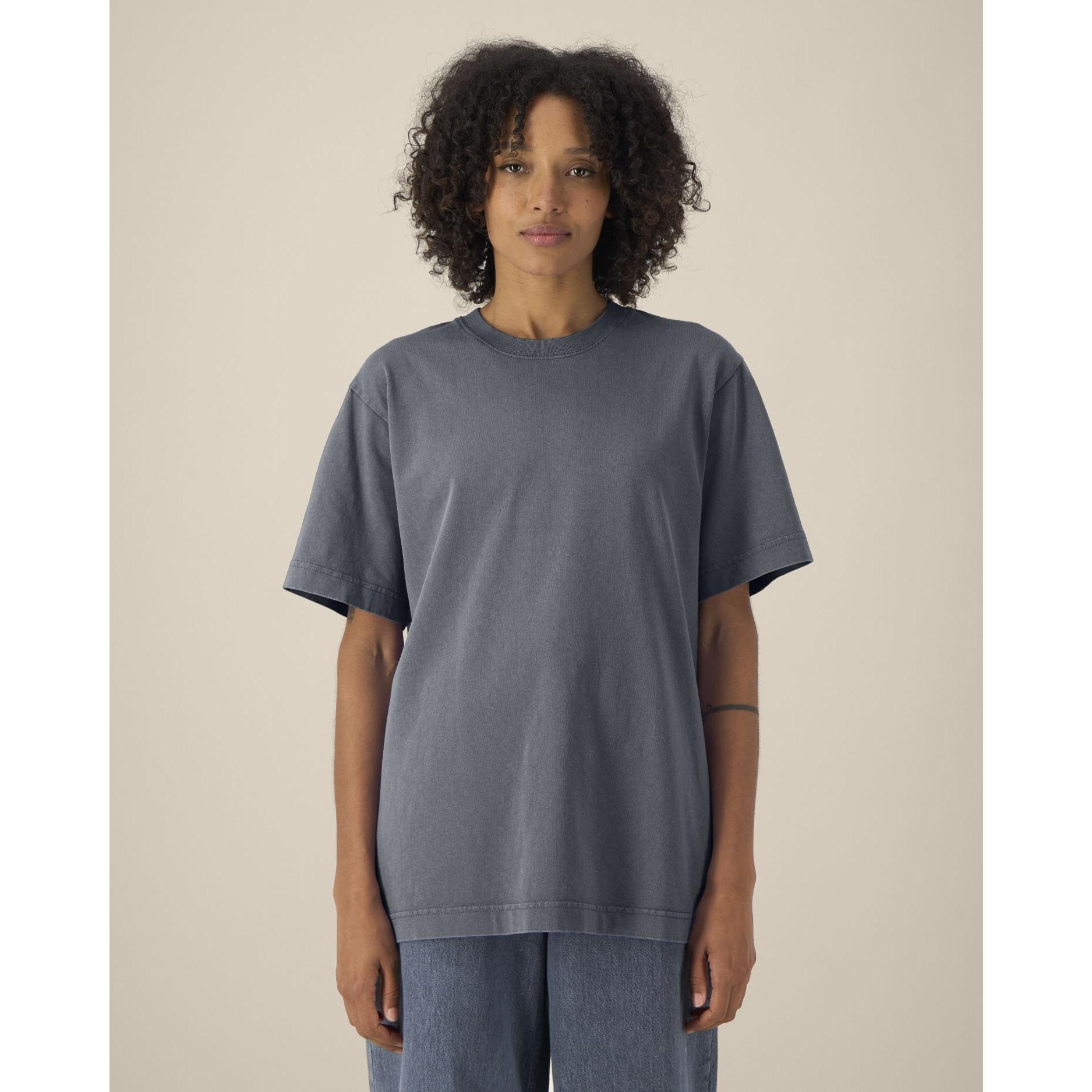 Tricou unisex Freestyler Vintage G. Dyed Anthracite 3XL